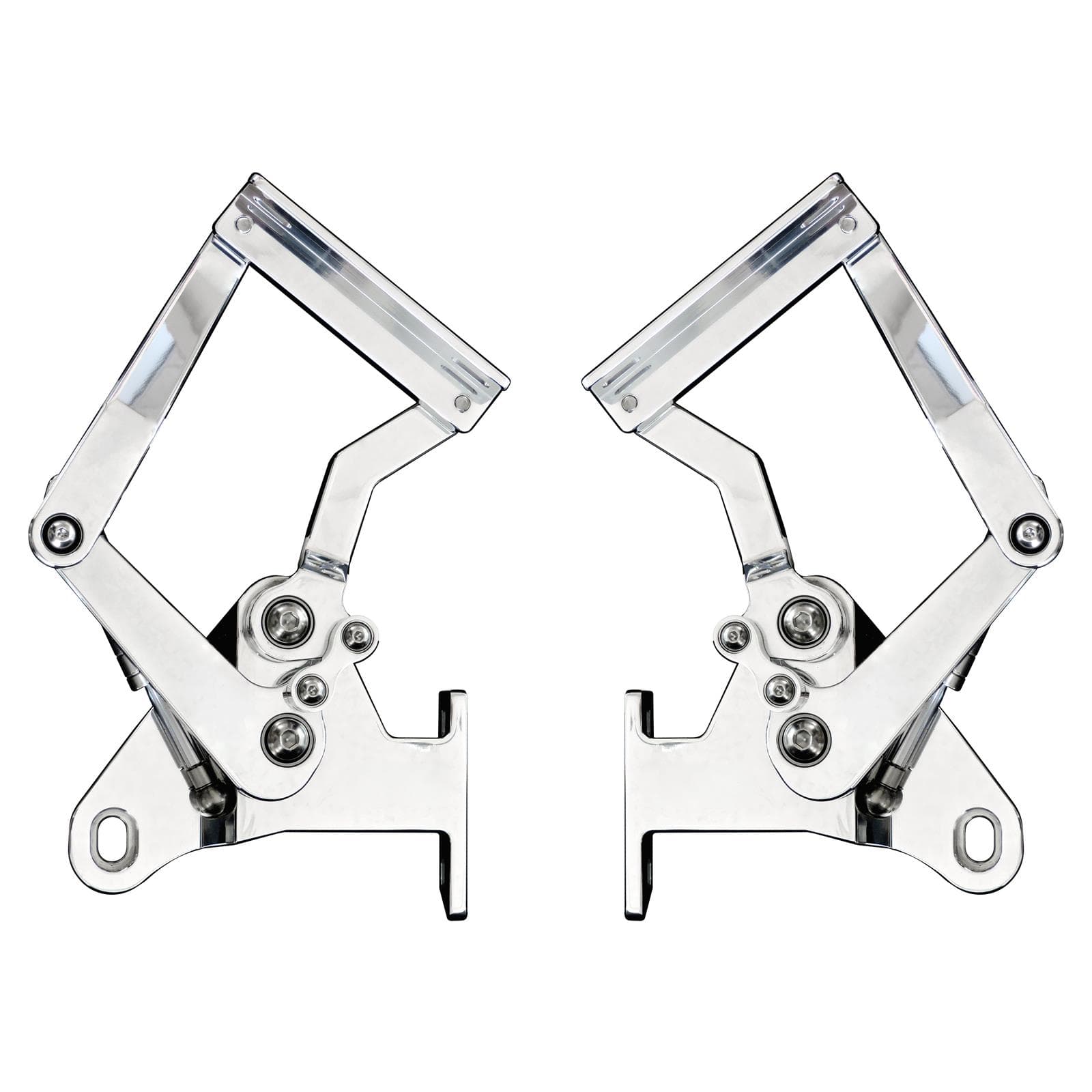 All American Billet HH-5859CT-P 1958-59 Chevy C10 Hood Hinges