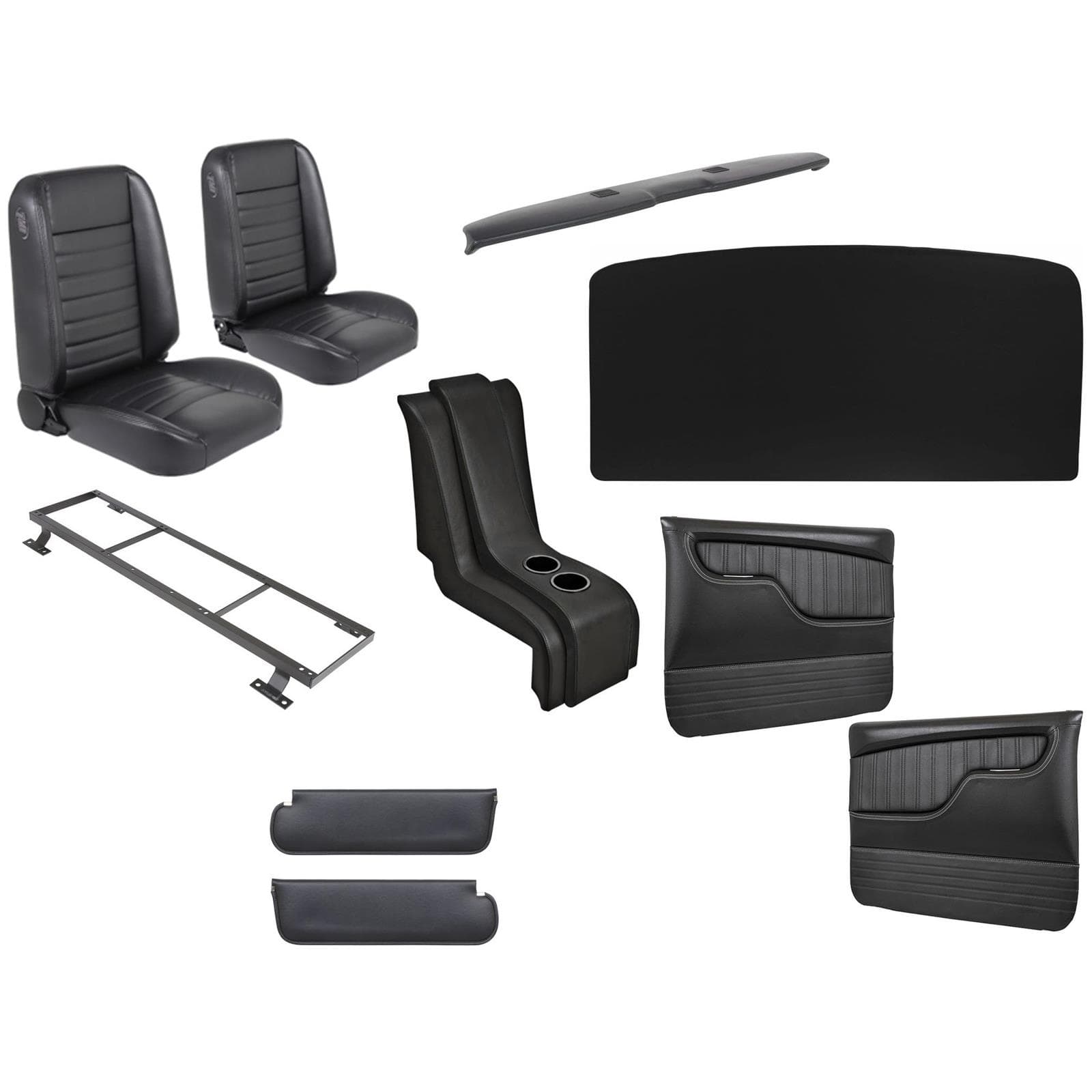 TMI Interior Kits 6772C10CRWF 67-72 C10 Classic Interior Kit