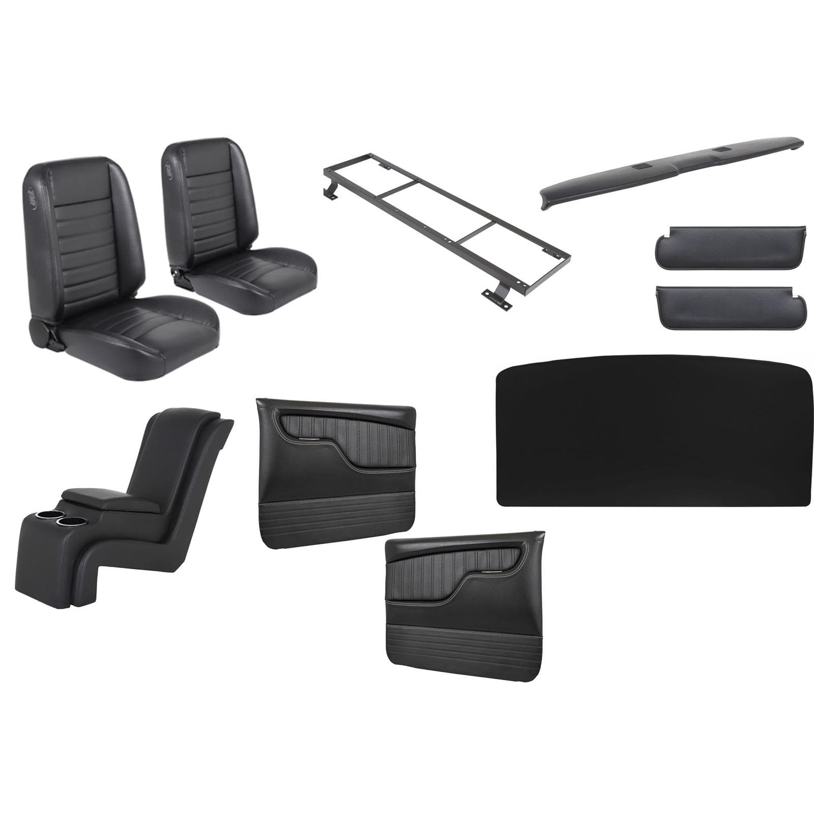 TMI Interior Kits 6772C10CRDC 67-72 C10 Classic Interior Kit
