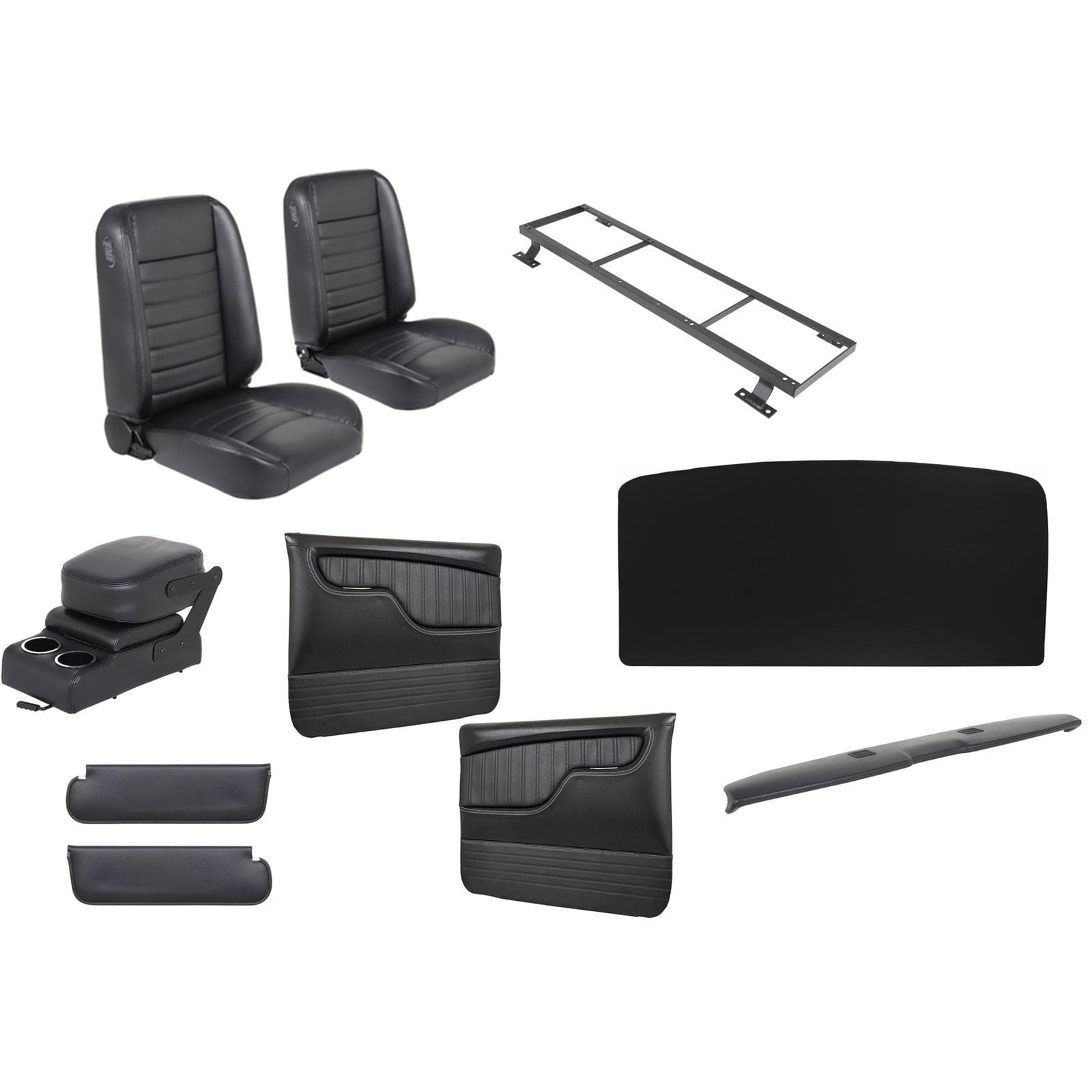 TMI Interior Kits 6772C10CRBC 67-72 C10 Classic Interior Kit