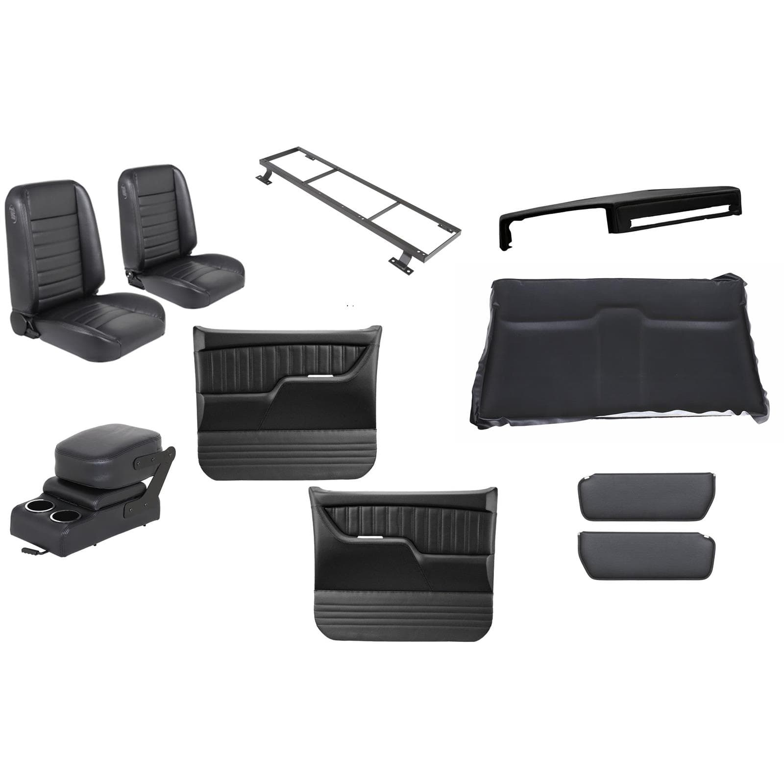 TMI Interior Kits 7378C10CRBC 73-78 C10 Pro Classic Interior Kit