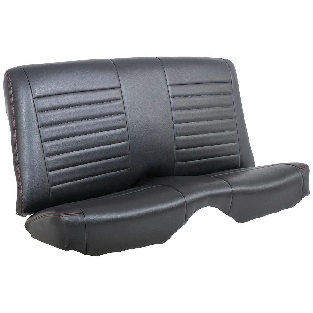 TMI Interiors 1967-69 Chevy Camaro Rear Seat Covers, Coupe, Black