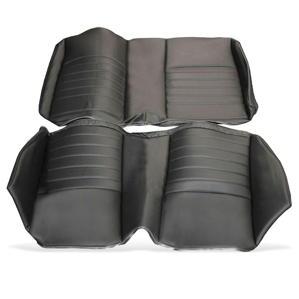 TMI Interiors 1962-65 Nova Rear Seat Upholstery, Coupe, Black