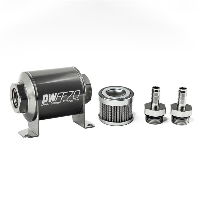 DeatschWerks 8-03-070-100K-38 3/8, 100 micron, 70mm fuel filter