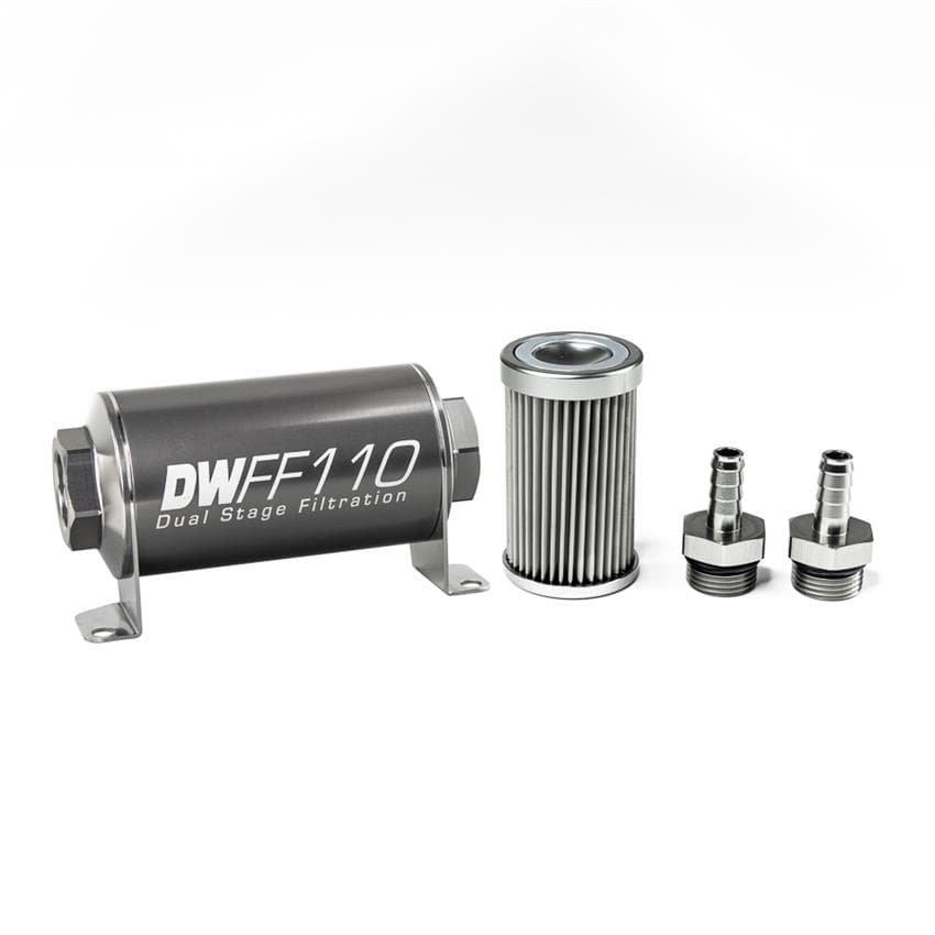 DeatschWerks 8-03-110-010K-38 3/8, 10 micron, 110mm fuel filter