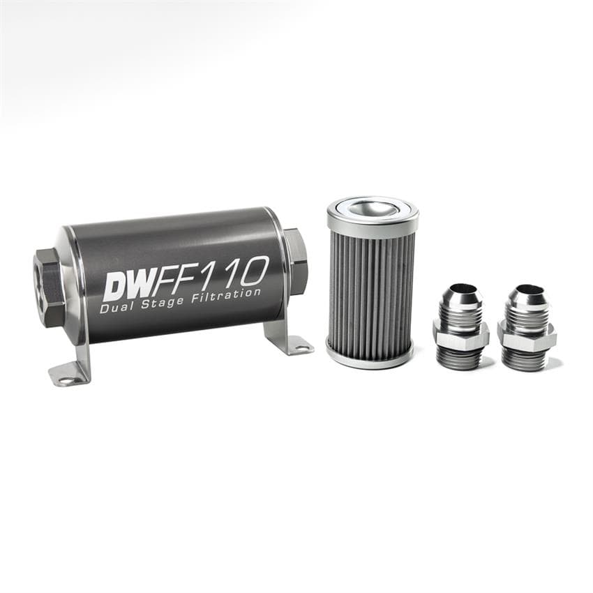 DeatschWerks 8-03-110-040K-10 10AN, 40 micron, 110mm fuel filter