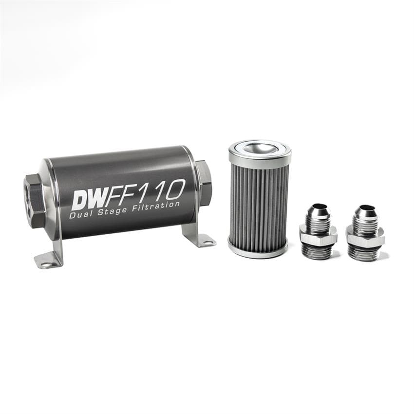 DeatschWerks 8-03-110-040K-8,8AN, 40 micron, 110mm fuel filter