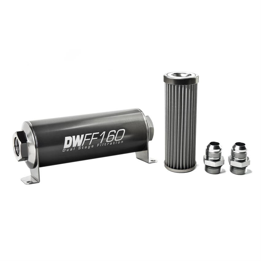 DeatschWerks 8-03-160-040K-10 10AN, 40 micron, 160mm fuel filter