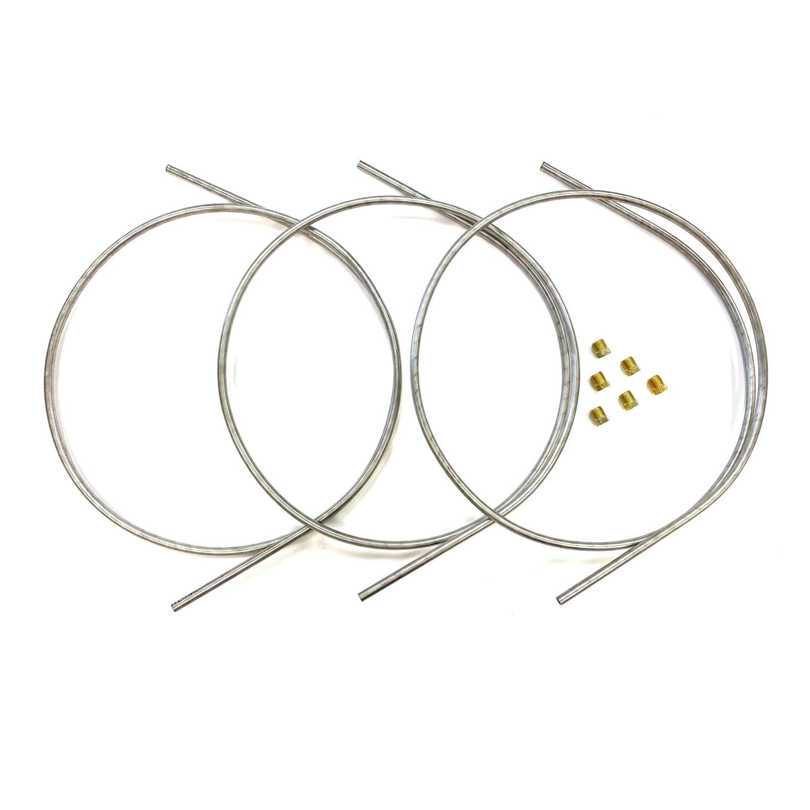 SS 5/16" Fuel/Trans 64" Coiled Tubing 3 Pcs Set