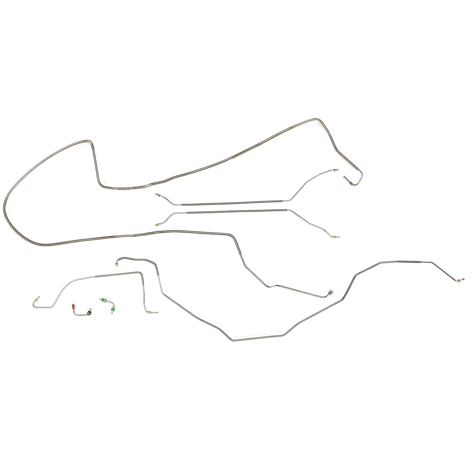 The Stop Shop C1001RDG Brake Line Kit, 68-72 Chevelle Hardtop