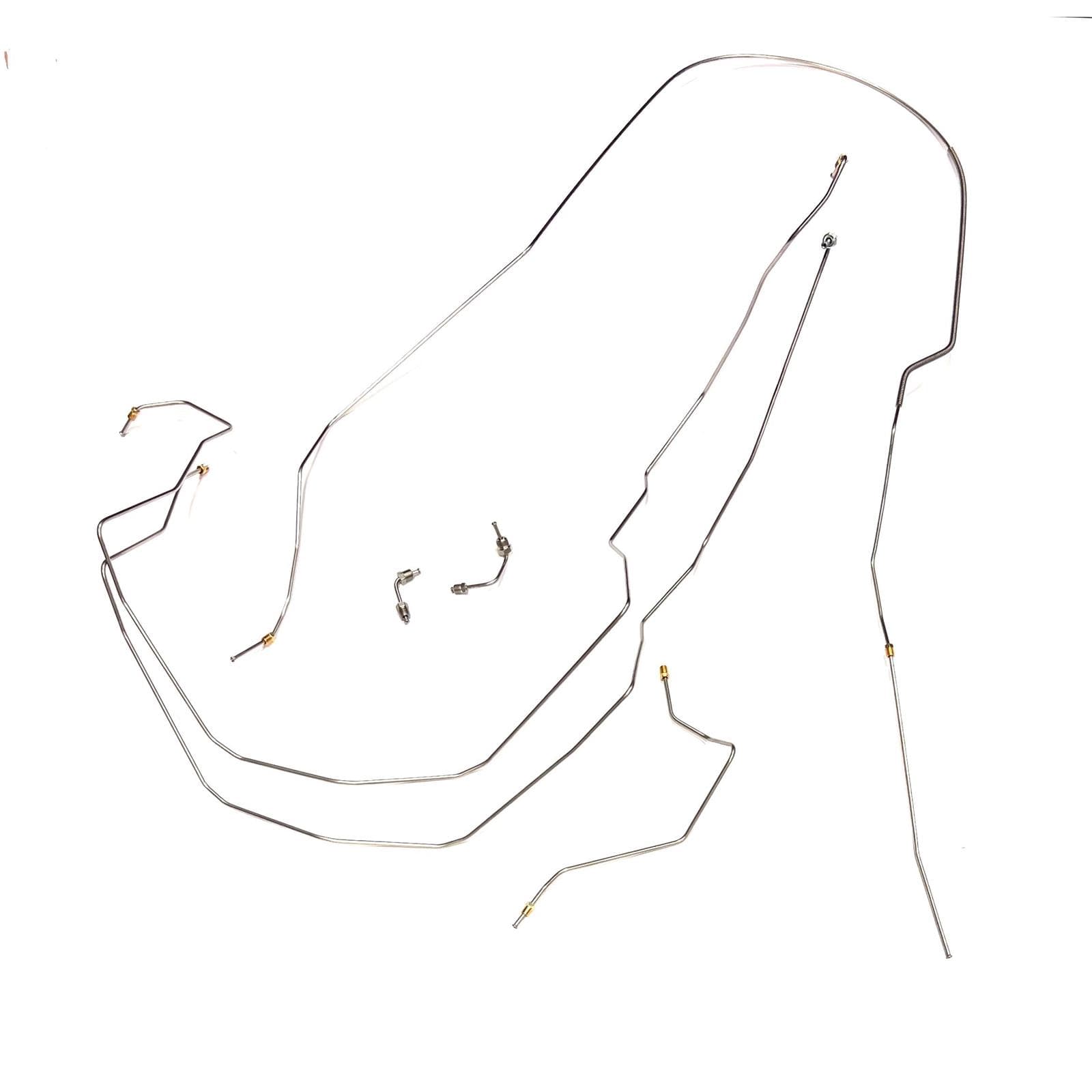 The Stop Shop B5557ADJ Prebent Brake Lines, 55-57 Chevy Car