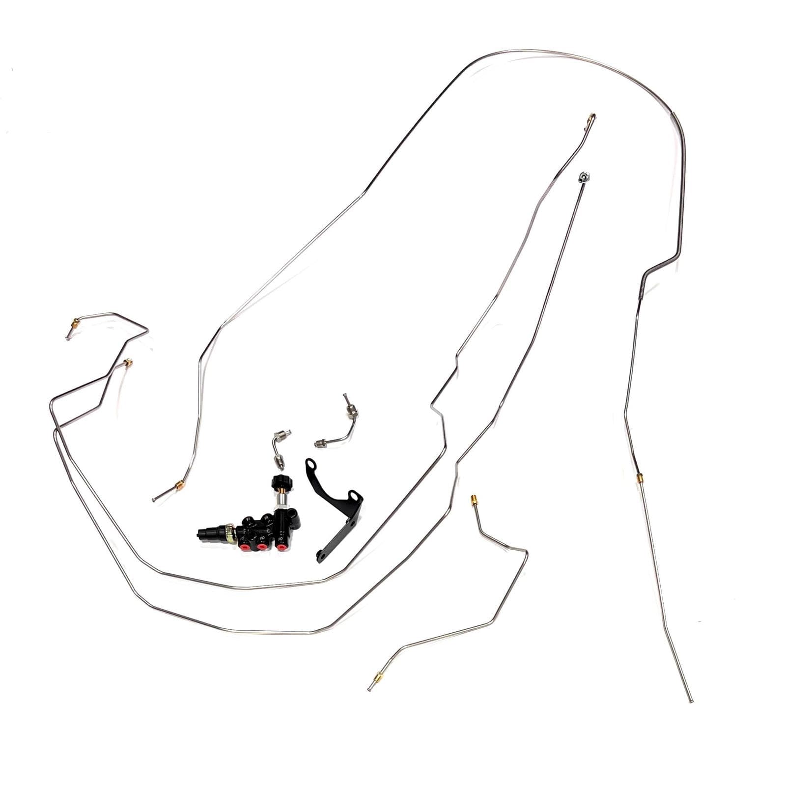 The Stop Shop B5864ADJPV Prebent Brake Lines, 58-64 Chevy Car