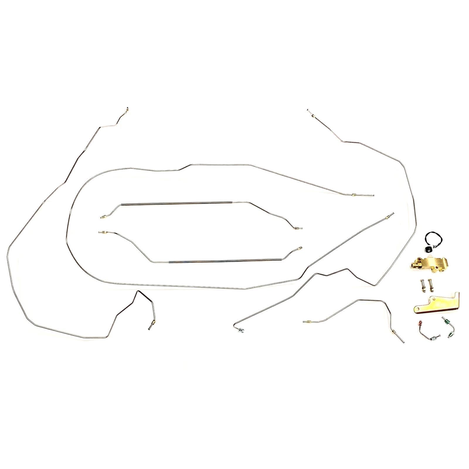 The Stop Shop B5964PV2 Brake Line Kit, 59-64 Chevy Full Size Car