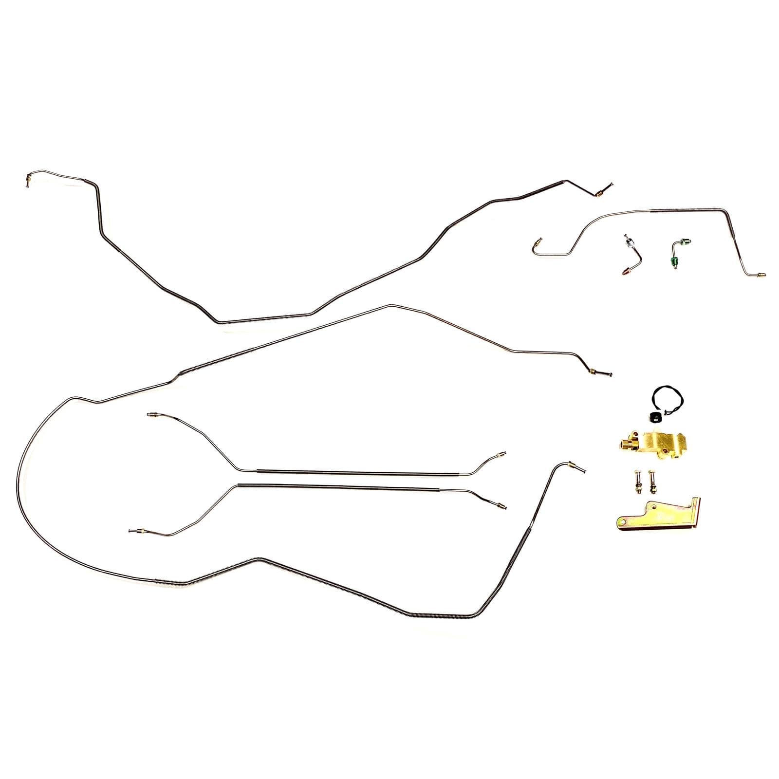 The Stop Shop C1000PV2 Brake Line Kit, 68-72 Chevelle/El Camino