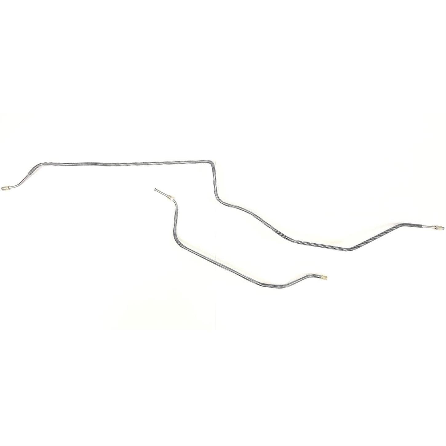 The Stop Shop F1002R Rear axle brake line pair, 75-81 Camaro