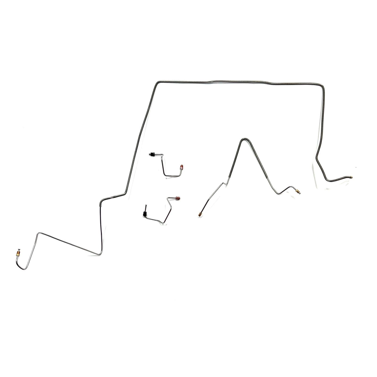 The Stop Shop J1000F Front end brake Lines, 97-01 Jeep Cherokee