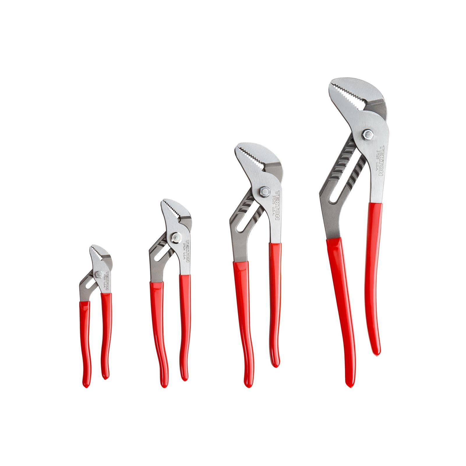 Tekton 90395 Groove Joint Pliers Set, 4-Piece (7, 10, 13, 16 in.)