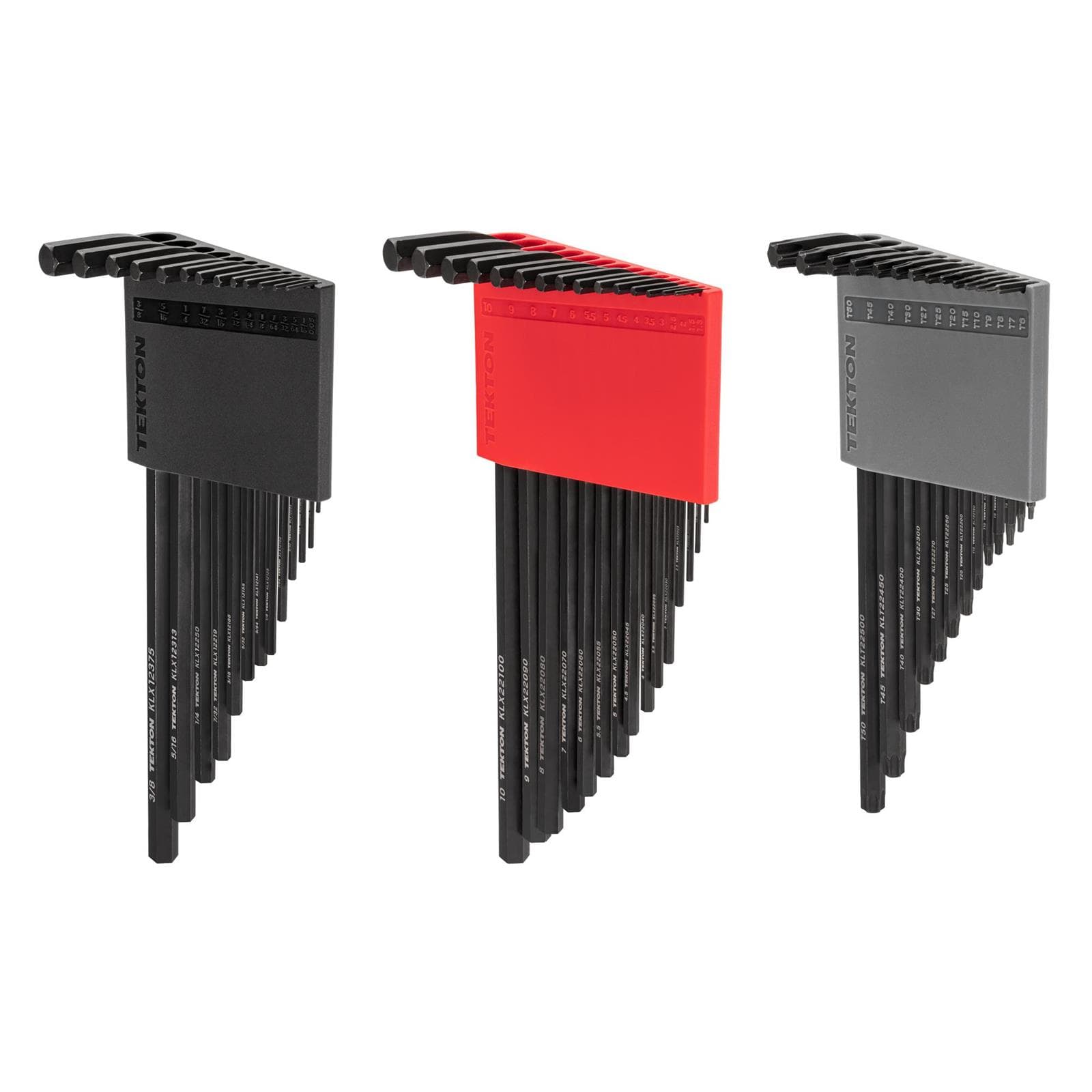 Tekton KEY91003 Flat End Hex and Star L-Key Set, 41-Piece