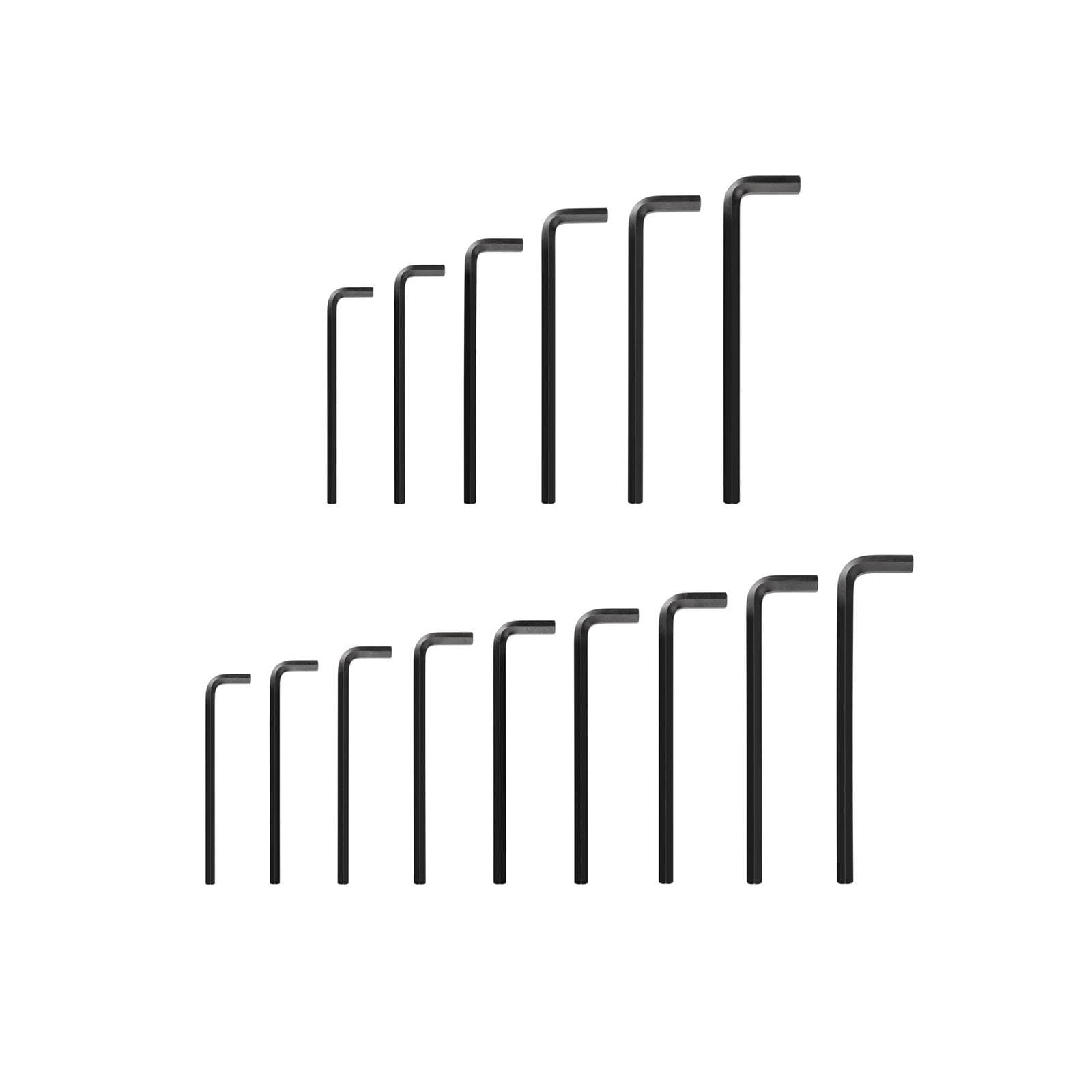 Tekton KLX90301 Flat End Hex L-Key Set, 15-Piece