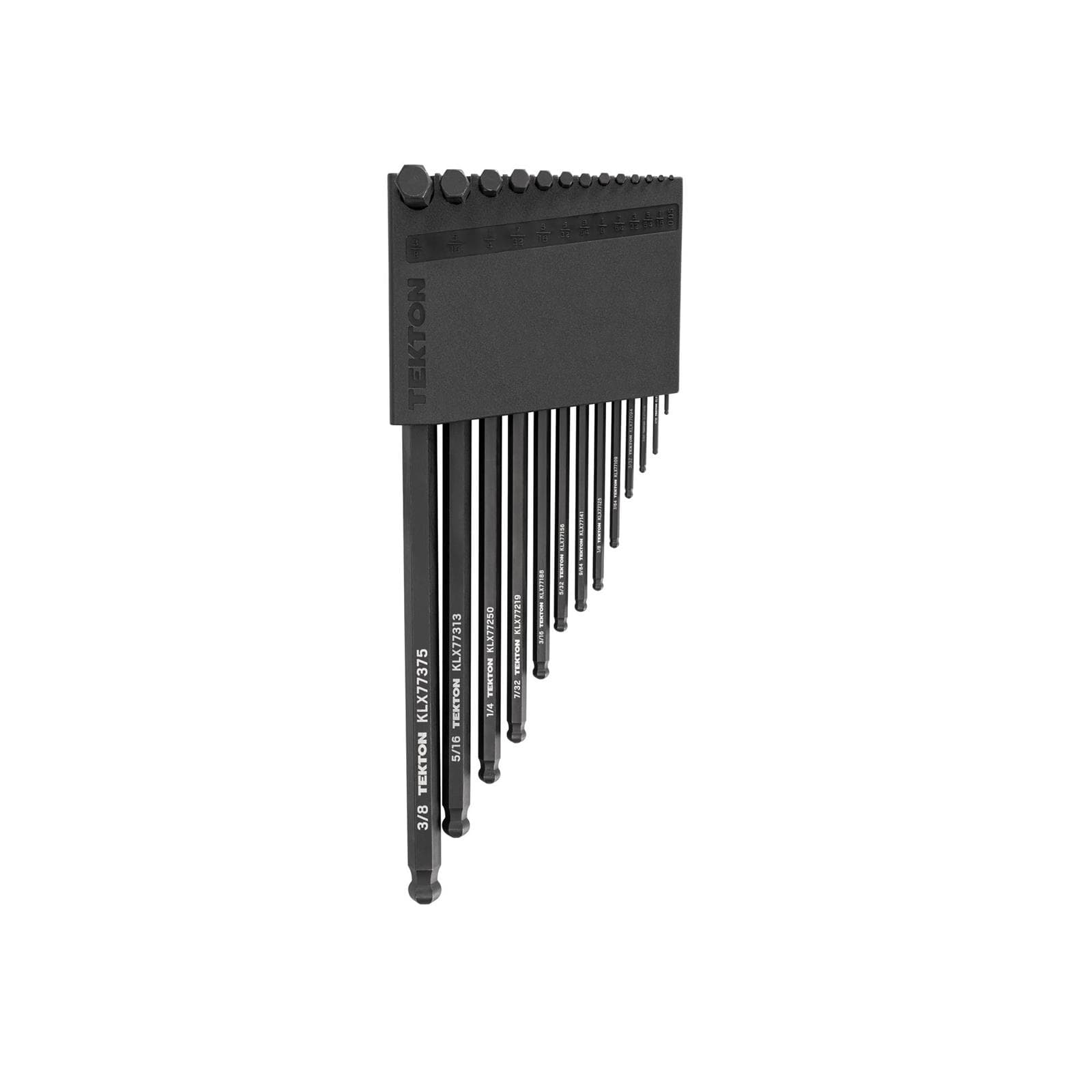 Tekton KLX91112 Short Arm Ball End Hex L-Key Set, 13-Piece