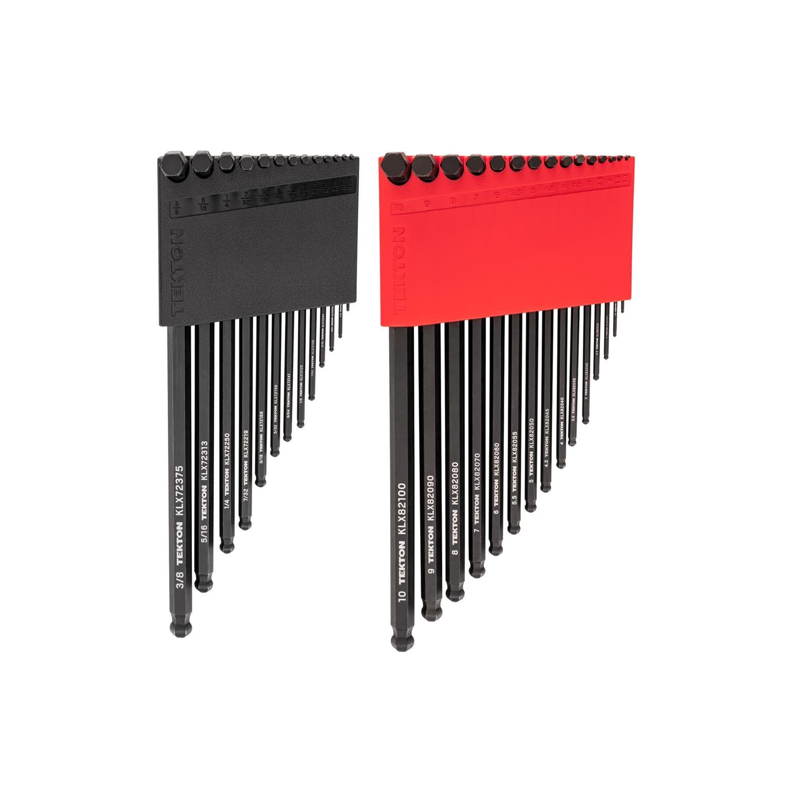 Tekton KLX91302 Ball End Hex L-Key Set with Holders, 28-Piece