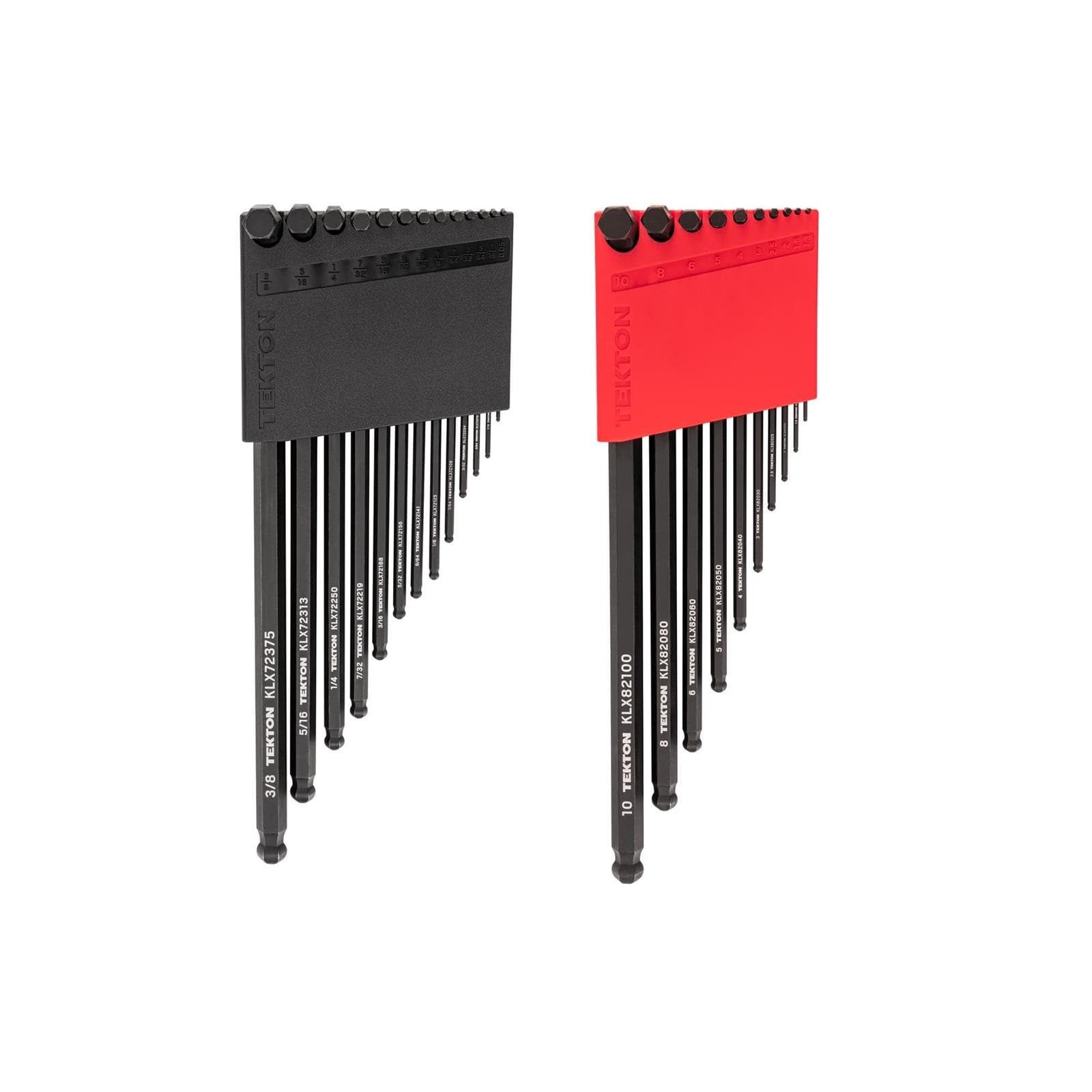 Tekton KLX91304 Ball End Hex L-Key Set with Holders, 23-Piece