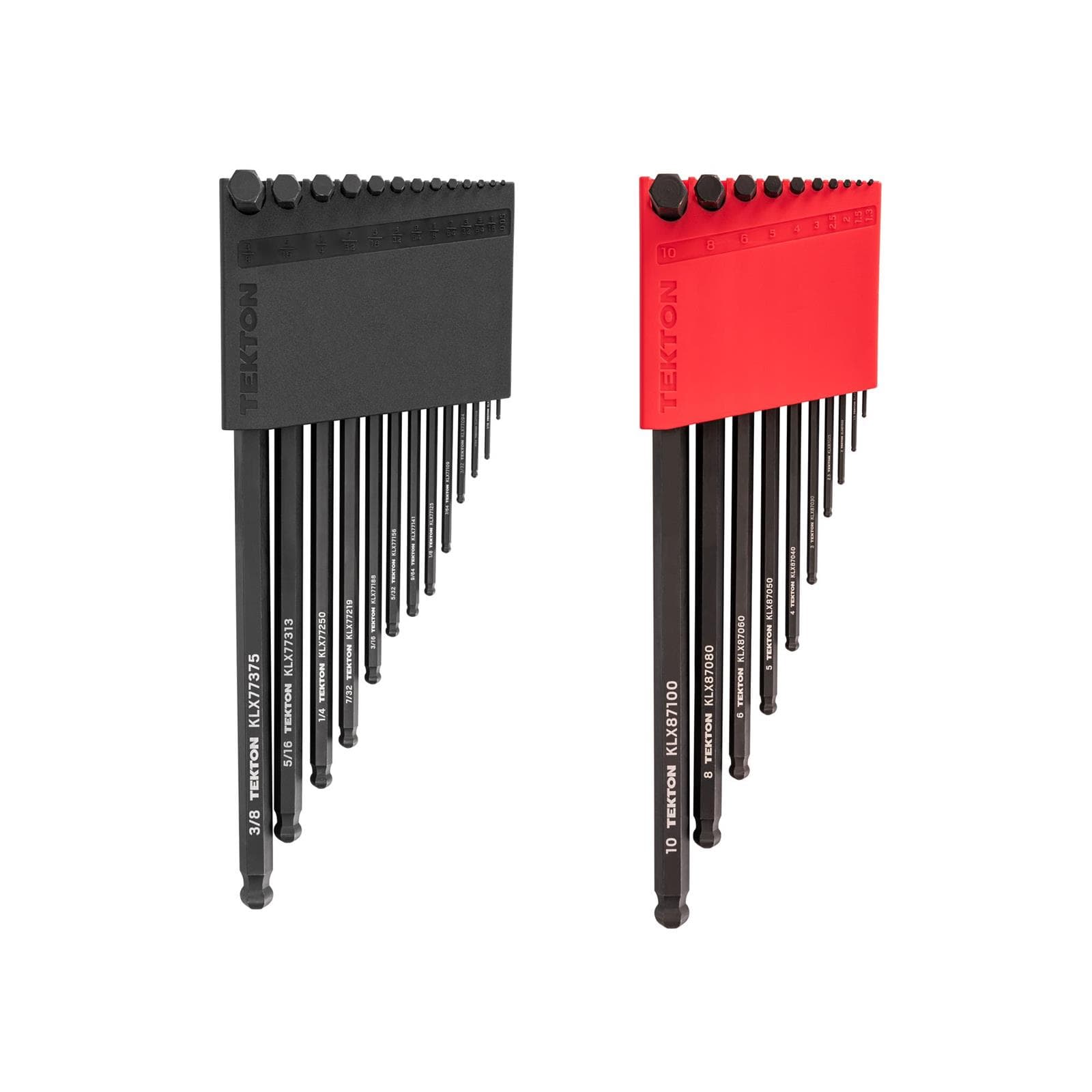 Tekton KLX91313 Short Arm Ball End Hex L-Key Set, 23-Piece