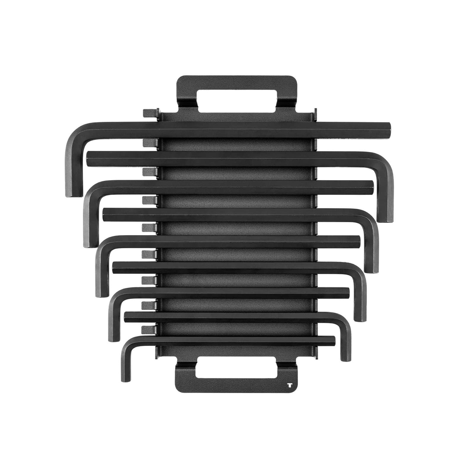 Tekton KLX92201 Flat End Hex L-Key Set with Rack, 9-Piece