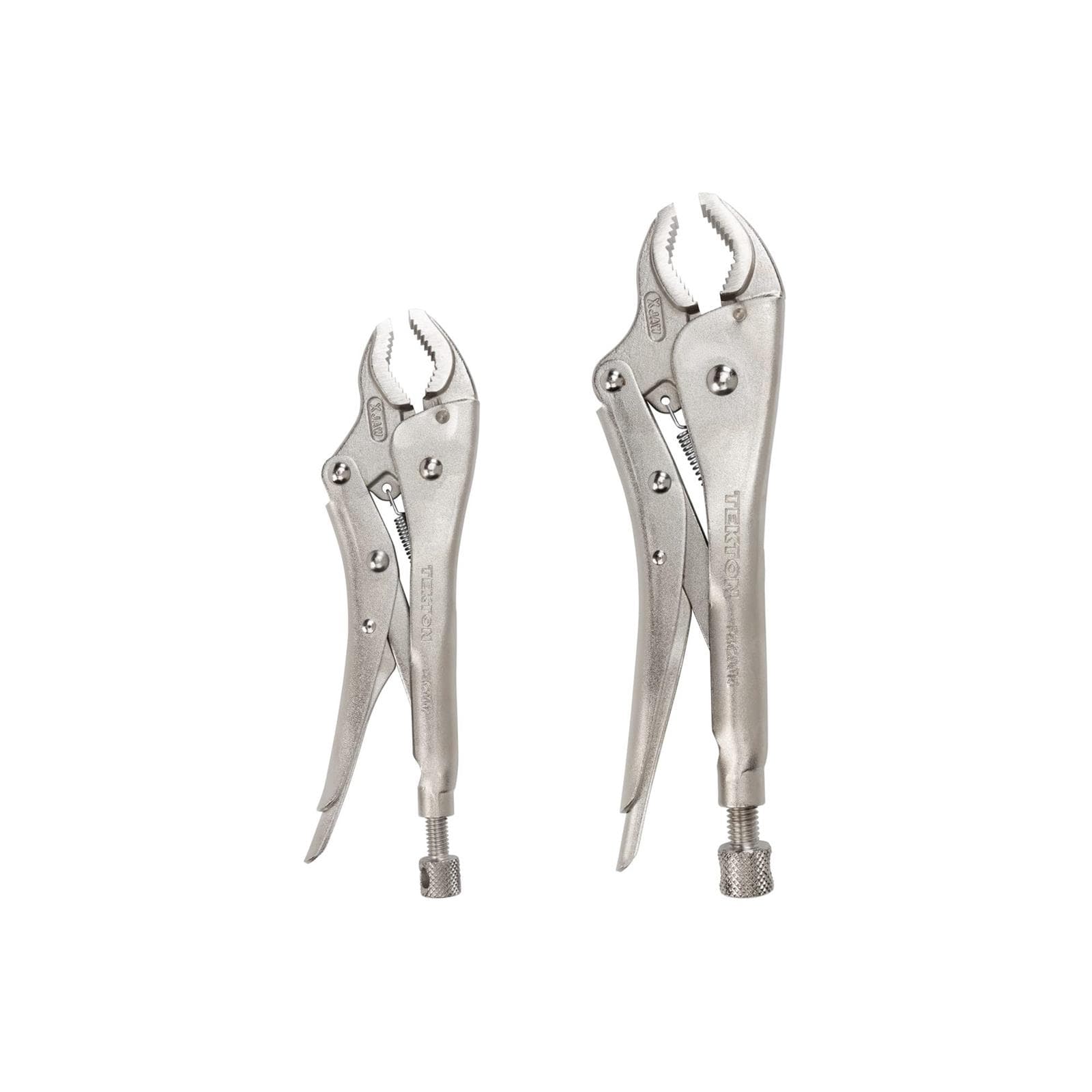 Tekton PLK90201 Deep Bite Round Jaw Locking Pliers Set (2-Piece)