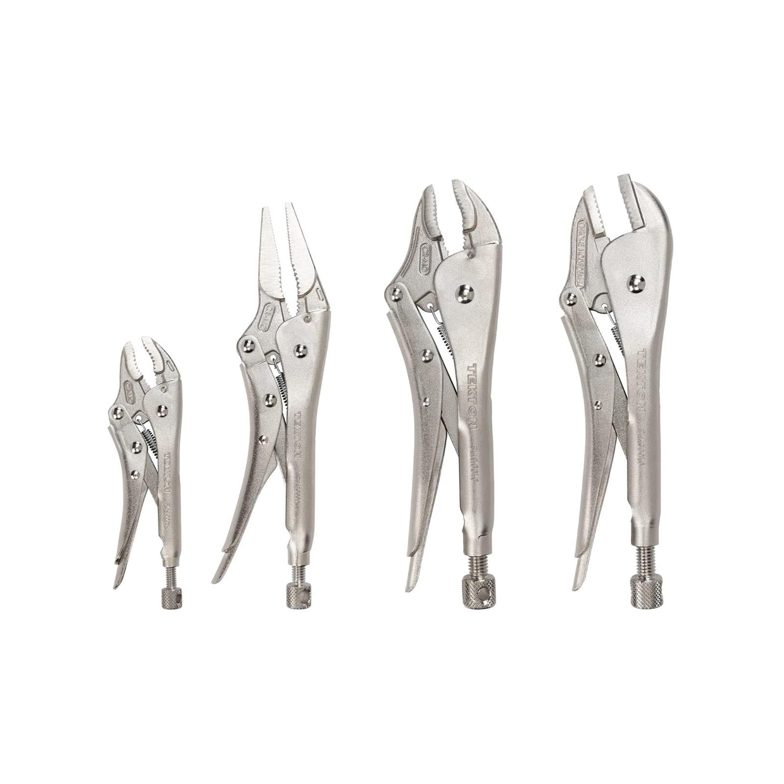Tekton PLK99902 Locking Pliers Set, 4-Piece
