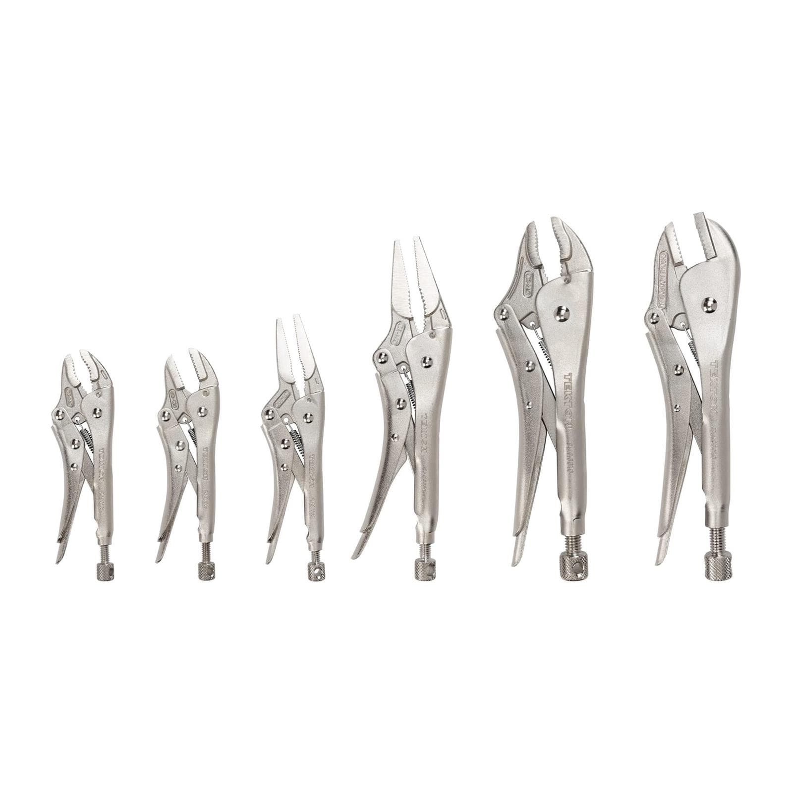 Tekton PLK99903 Locking Pliers Set, 6-Piece