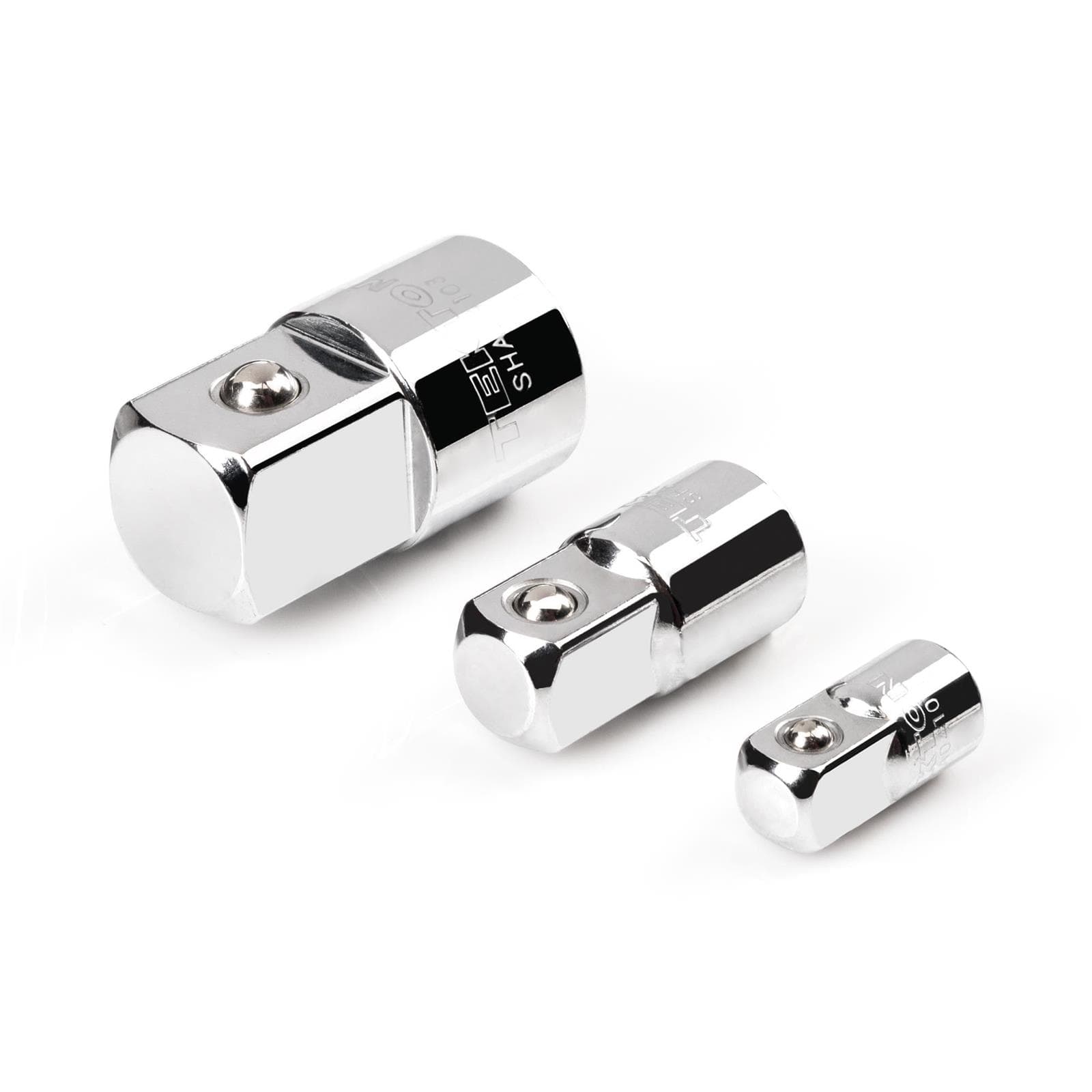 Tekton SHA99010 1/4, 3/8, 1/2 Inch Drive Adapter Set (3-Piece)