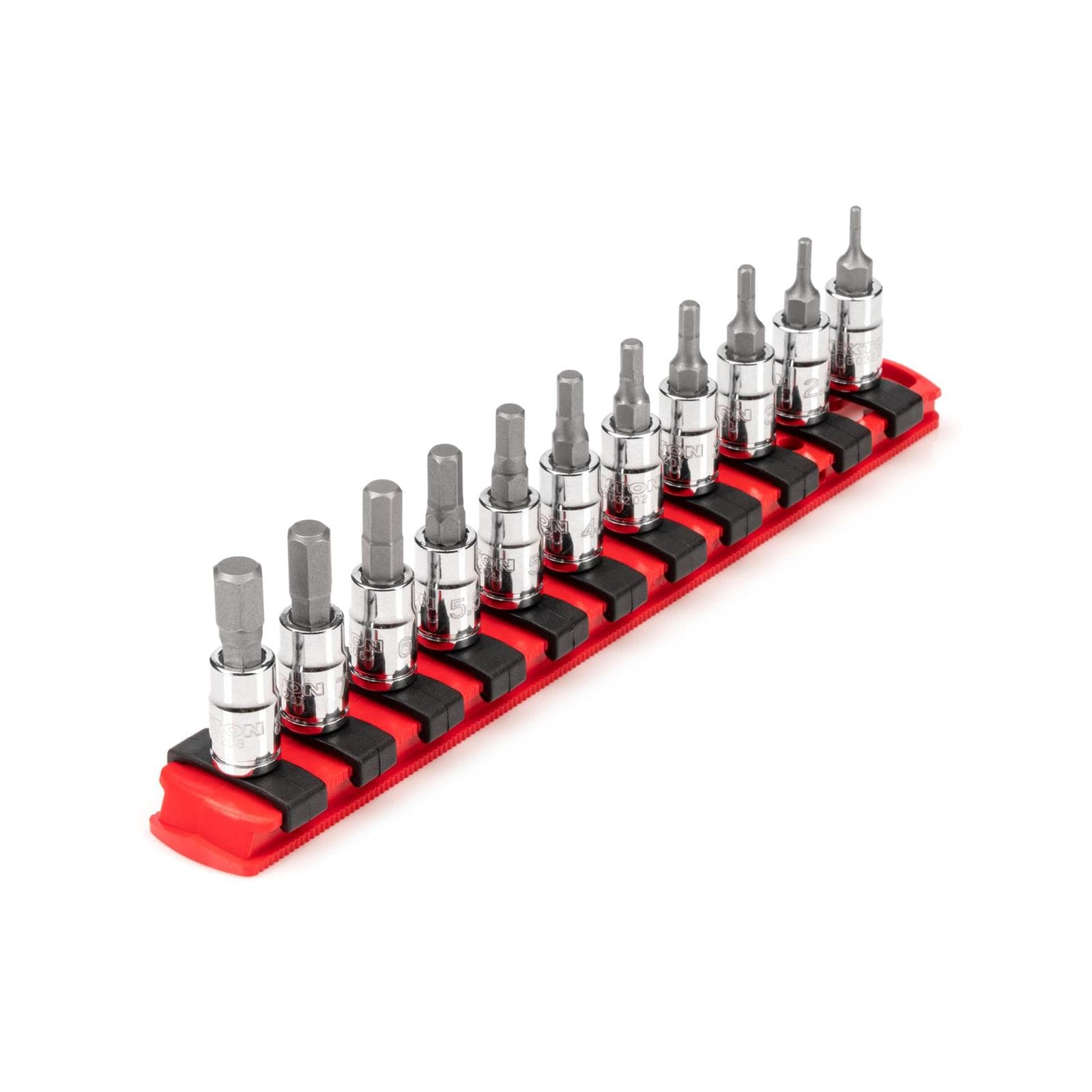 Tekton SHB90106 1/4 in Drive Hex Bit Socket Set, 11-Piece