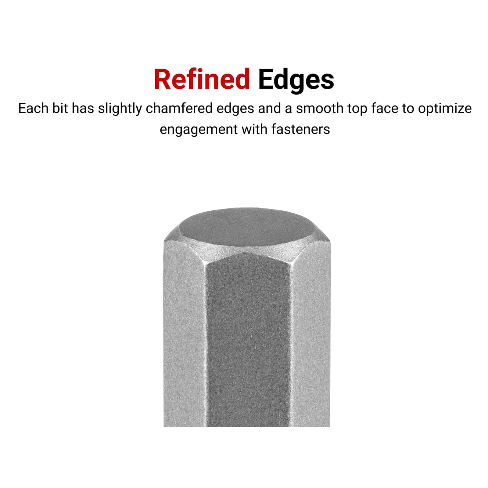 Tekton SHB90108 1/4" Drive Long Hex Bit Socket Set, 10-Piece