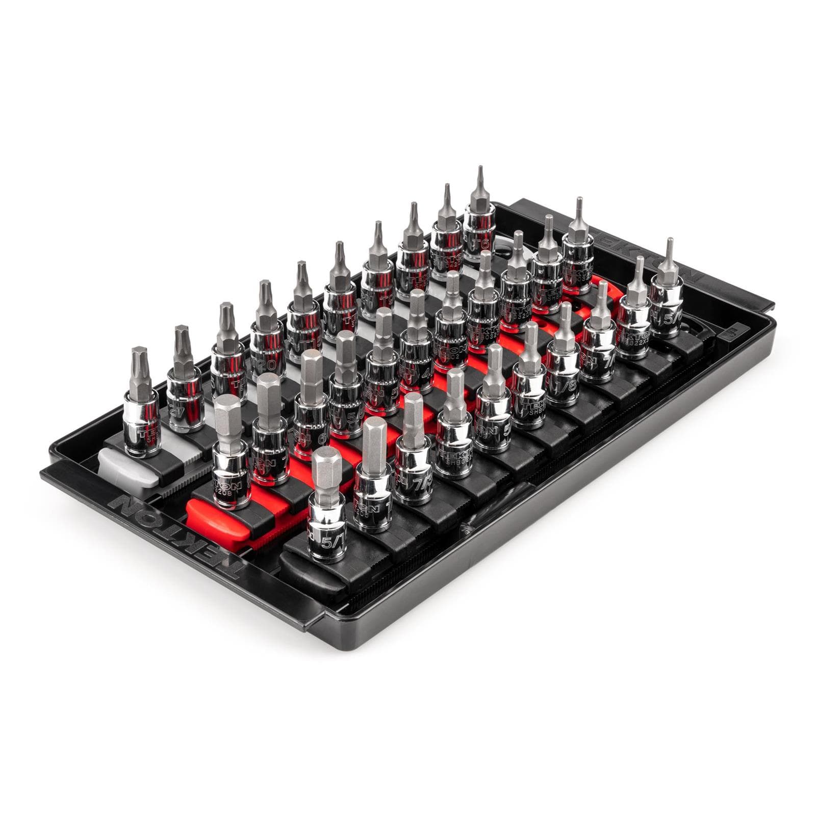 Tekton SHB90204 1/4" Drive Hex and Torx Bit Socket Set, 31-Piece