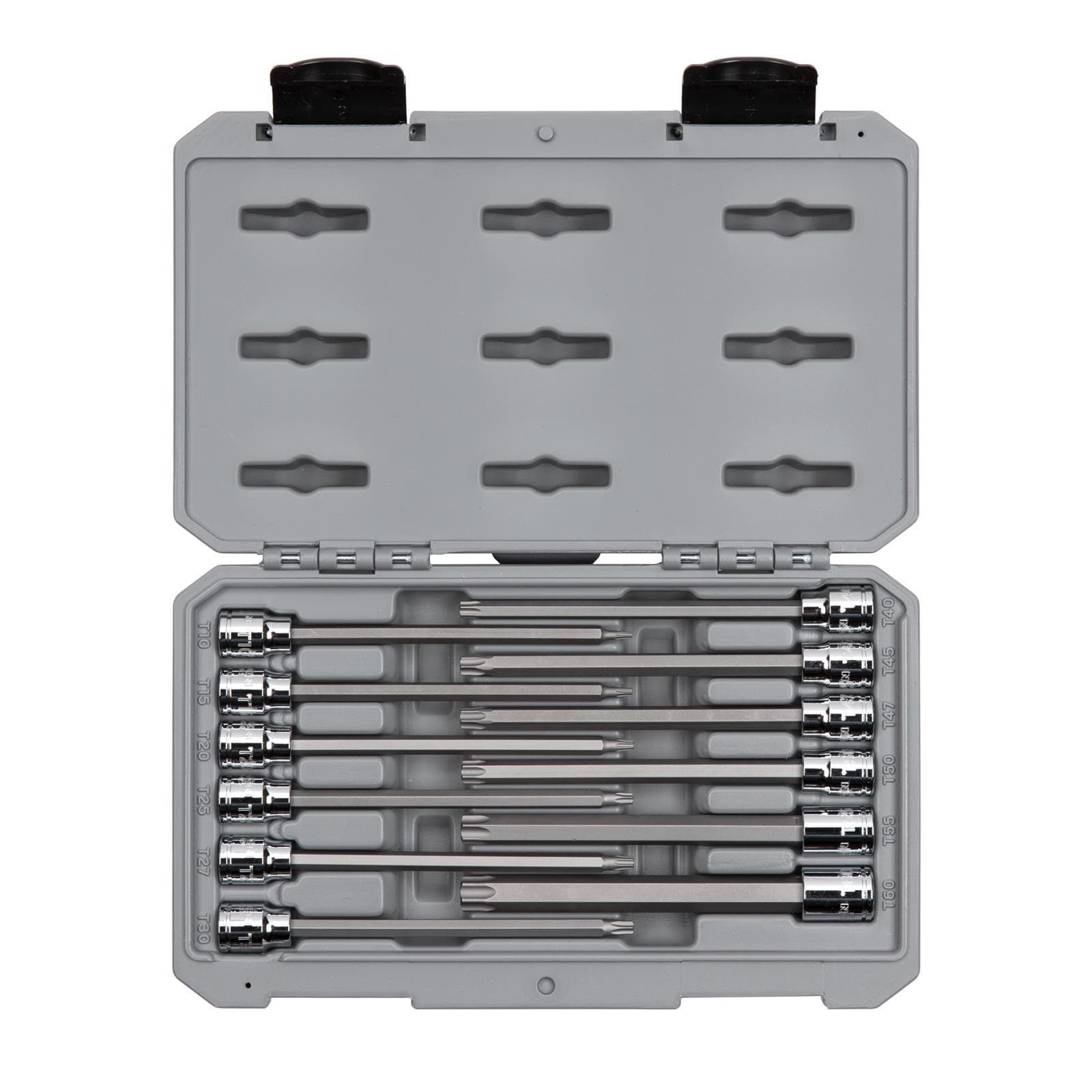 Tekton SHB91305 3/8" Drive Long Torx Bit Socket Set, 12-Piece