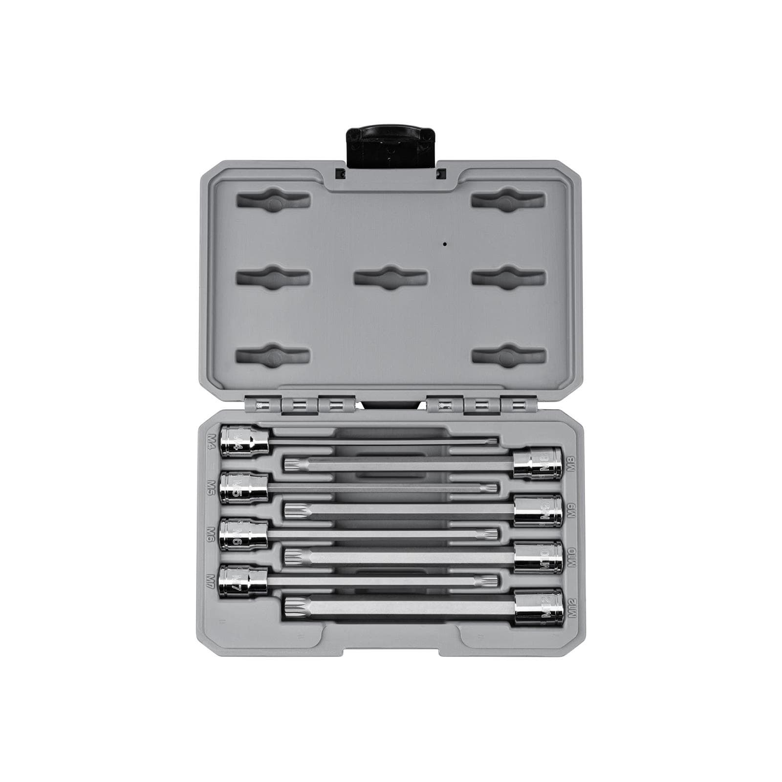 Tekton SHB91318 3/8" Long Triple Square Bit Socket Set with Case