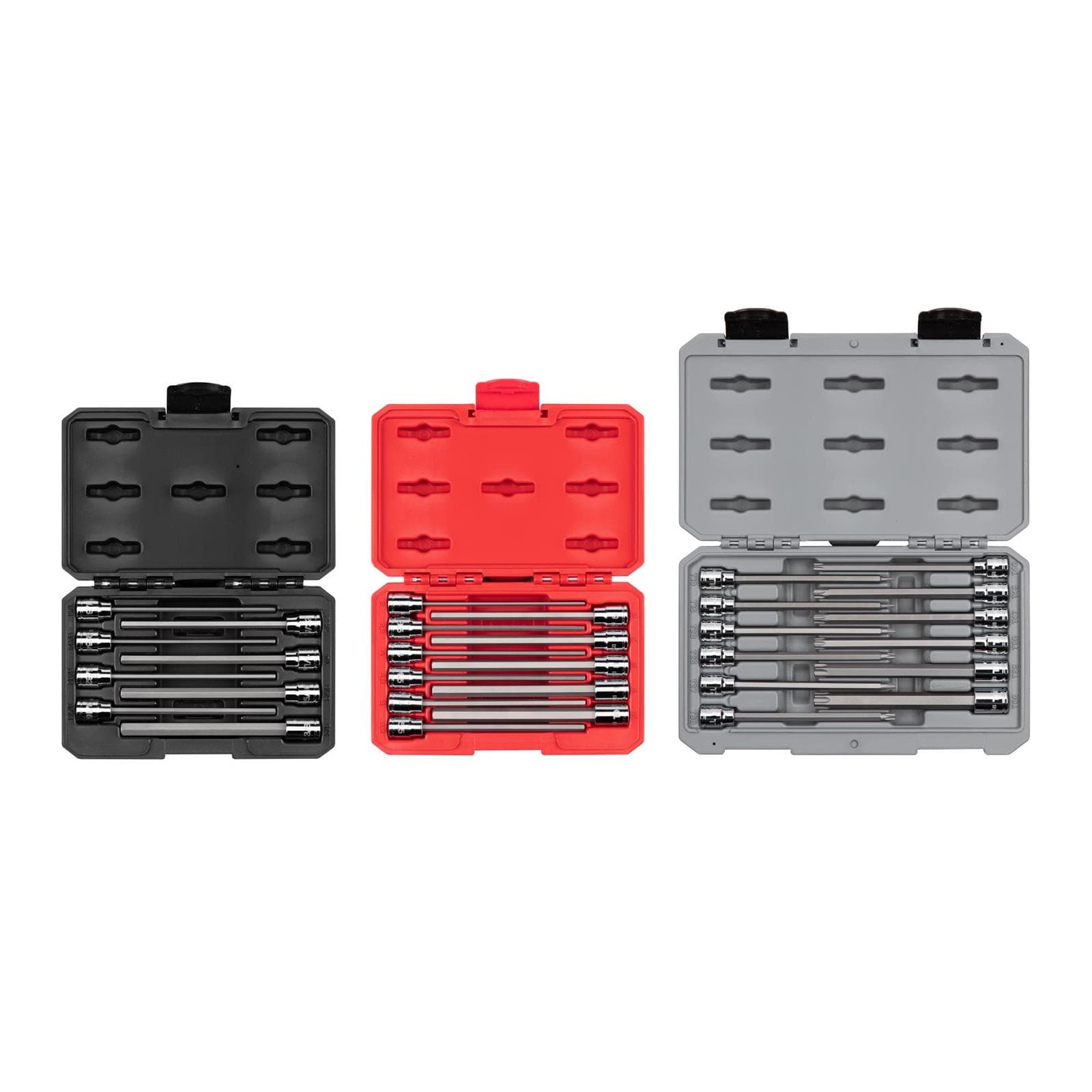 Tekton SHB91900 3/8" Drive Long Hex/Torx Bit Socket Set, 31-Piece