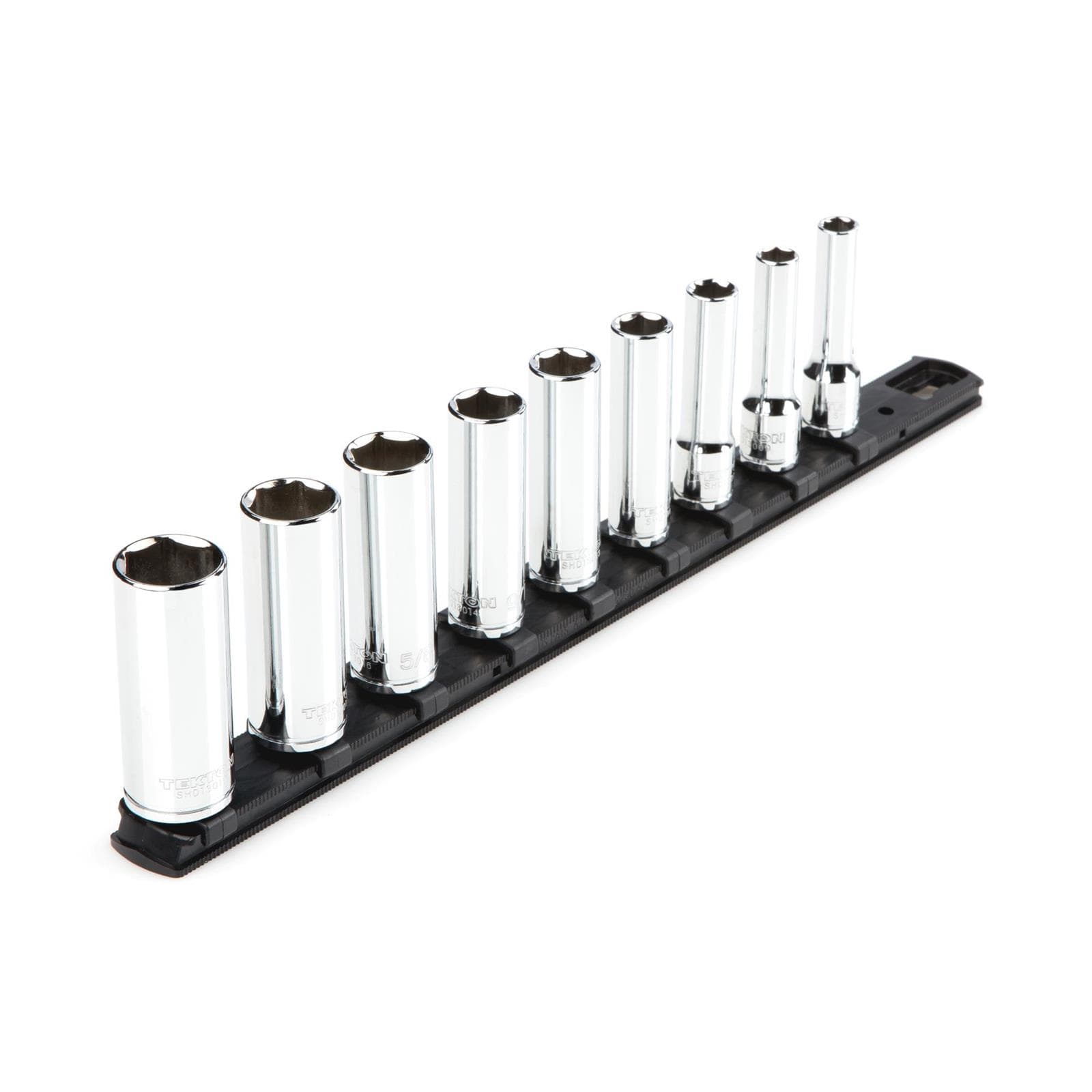 Tekton SHD91105 3/8" Drive Deep 6-Point Socket Set, 9-Piece