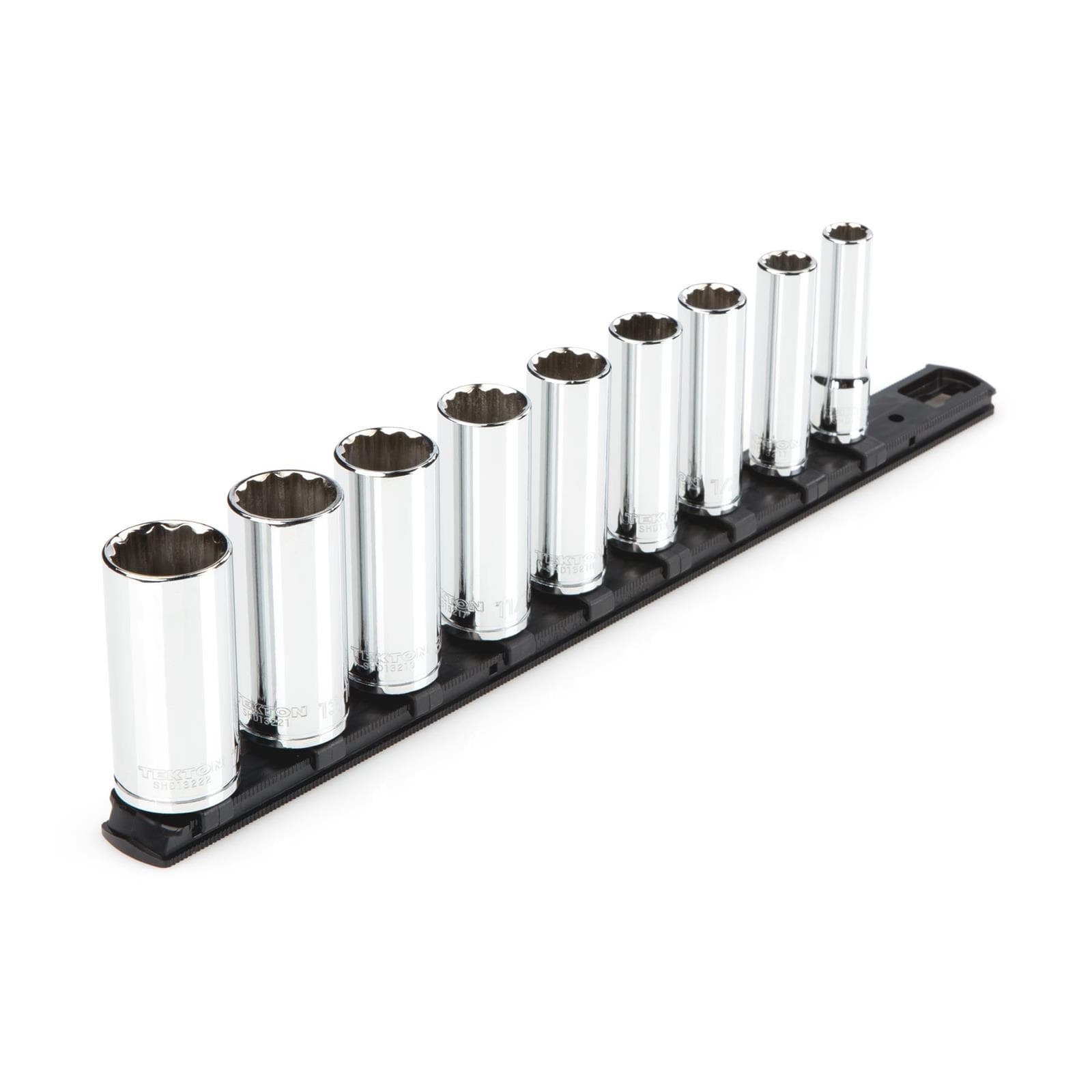 Tekton SHD91107 3/8" Drive Deep 12-Point Socket Set, 9-Piece