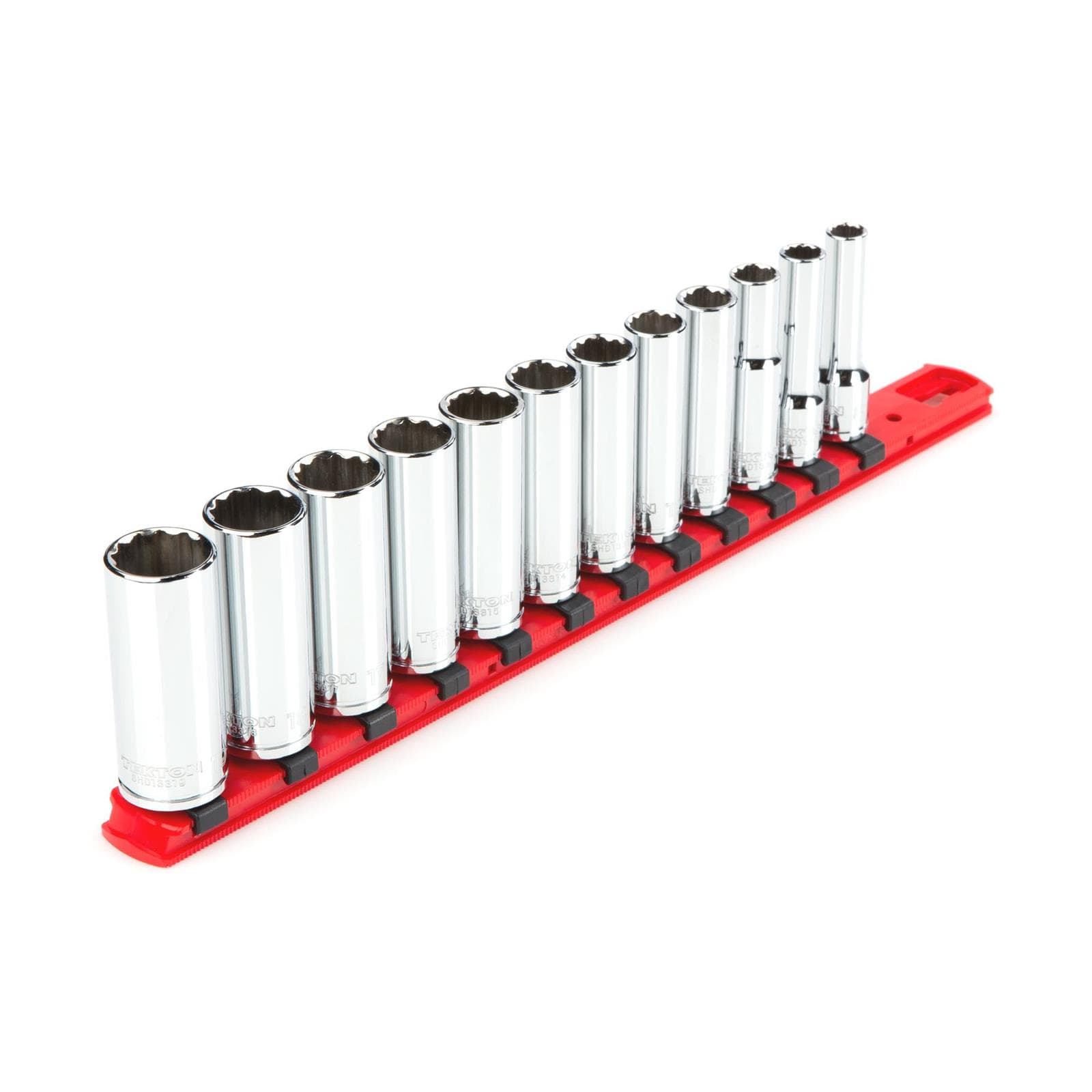 Tekton SHD91108 3/8" Drive Deep 12-Point Socket Set, 12-Piece
