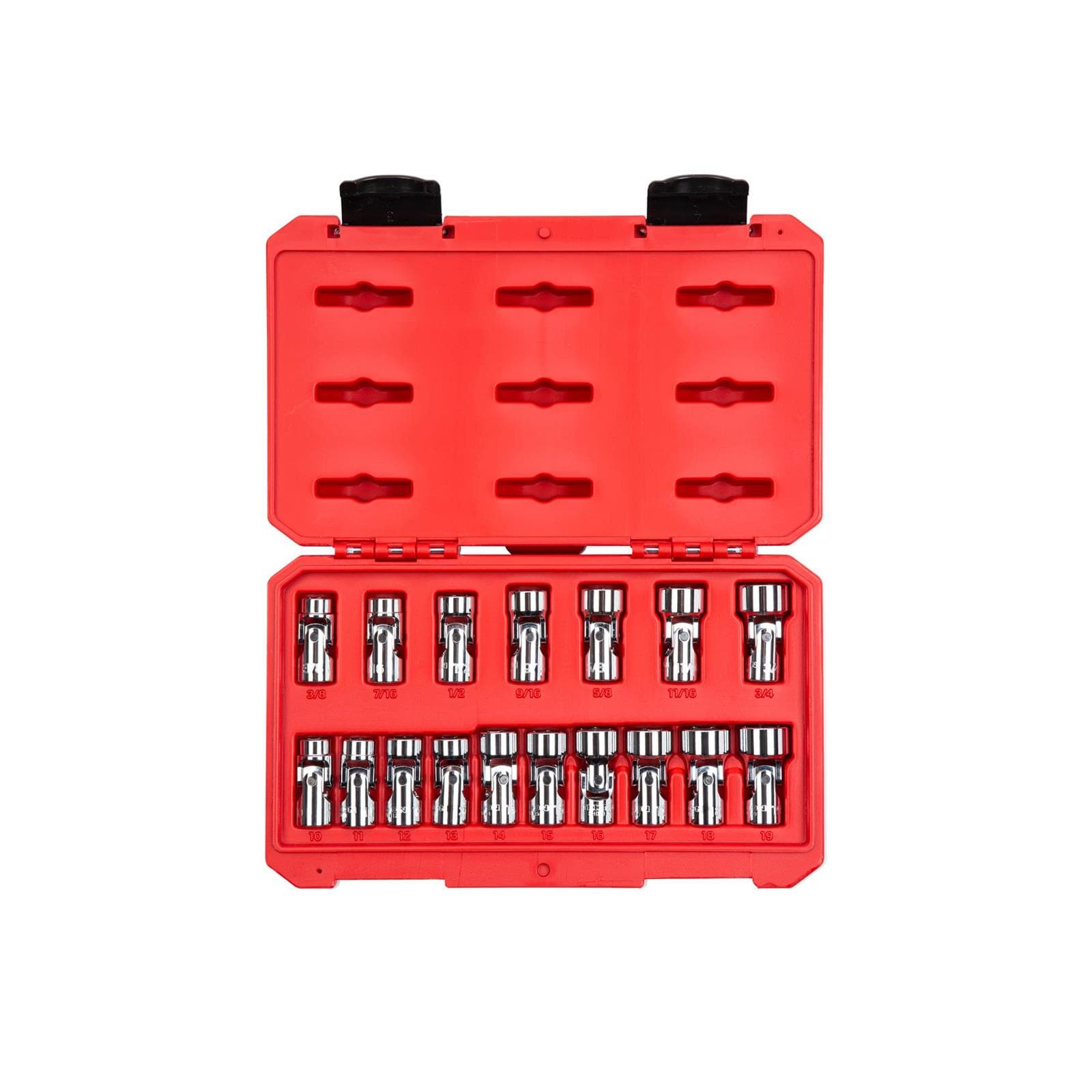 Tekton SHD91301 3/8" Drive 6-Point Universal Joint Socket Set