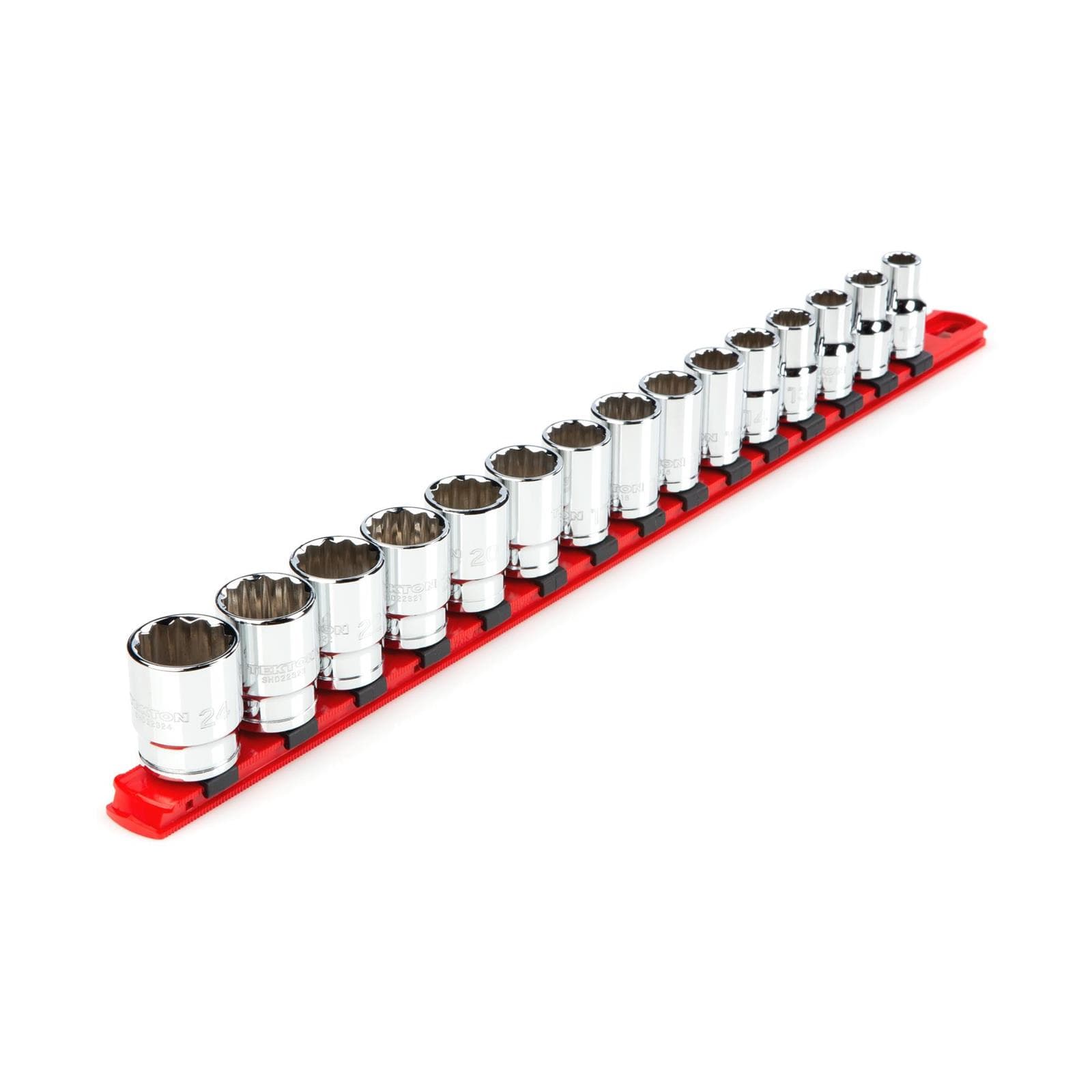 Tekton SHD92104 1/2" Drive 12-Point Socket Set, 15-Piece