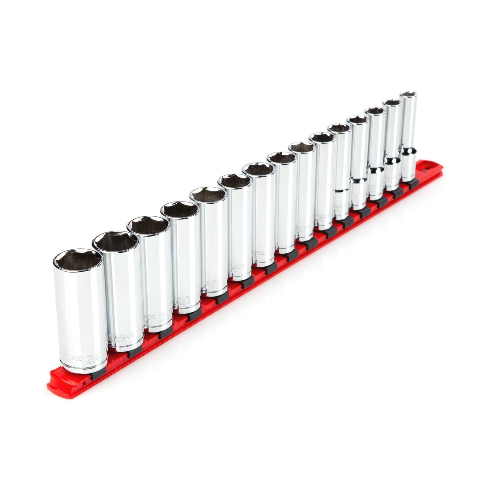 Tekton SHD92106 1/2" Drive Deep 6-Point Socket Set, 15-Piece