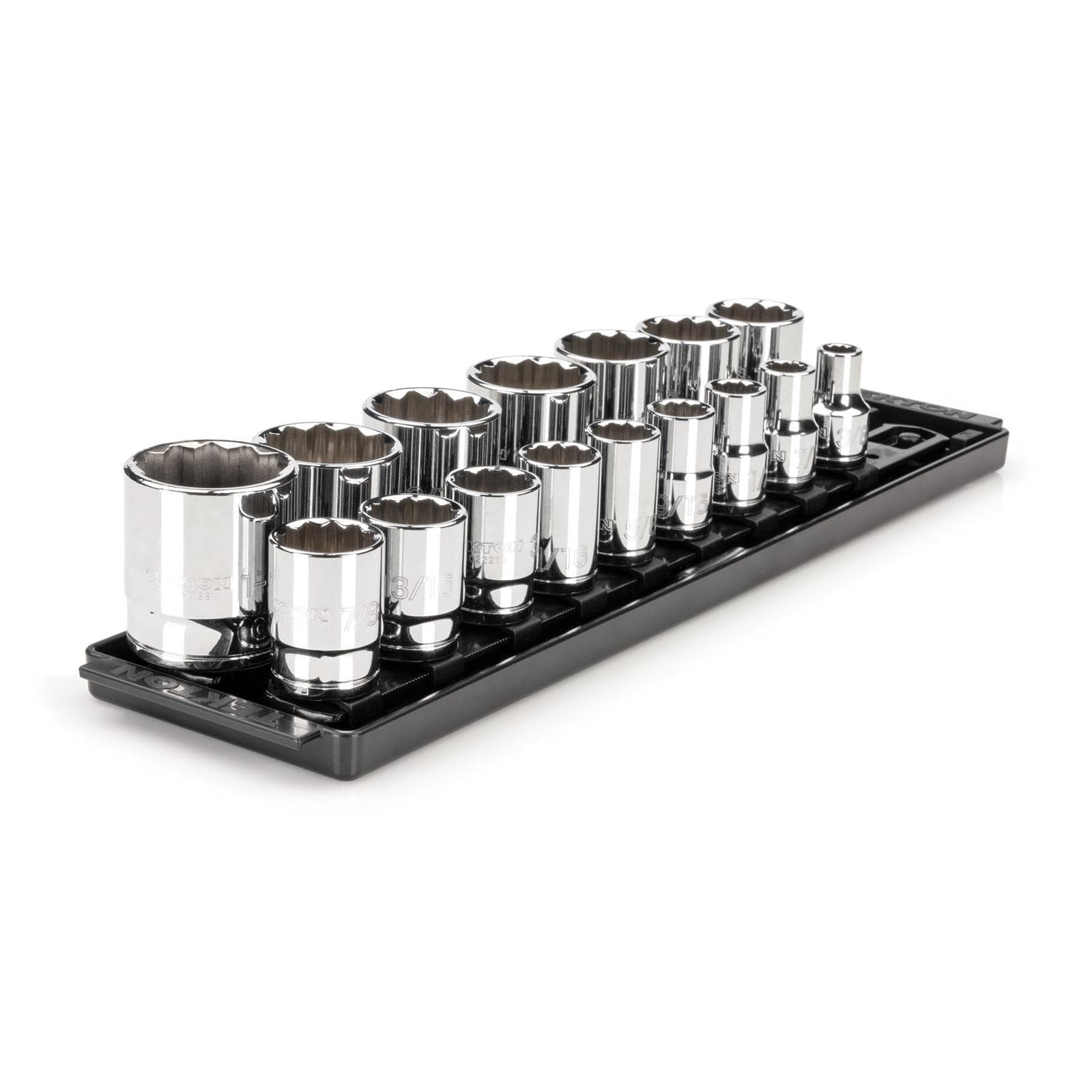Tekton SHD92118 1/2" Drive 12-Point Socket Set, 16-Piece