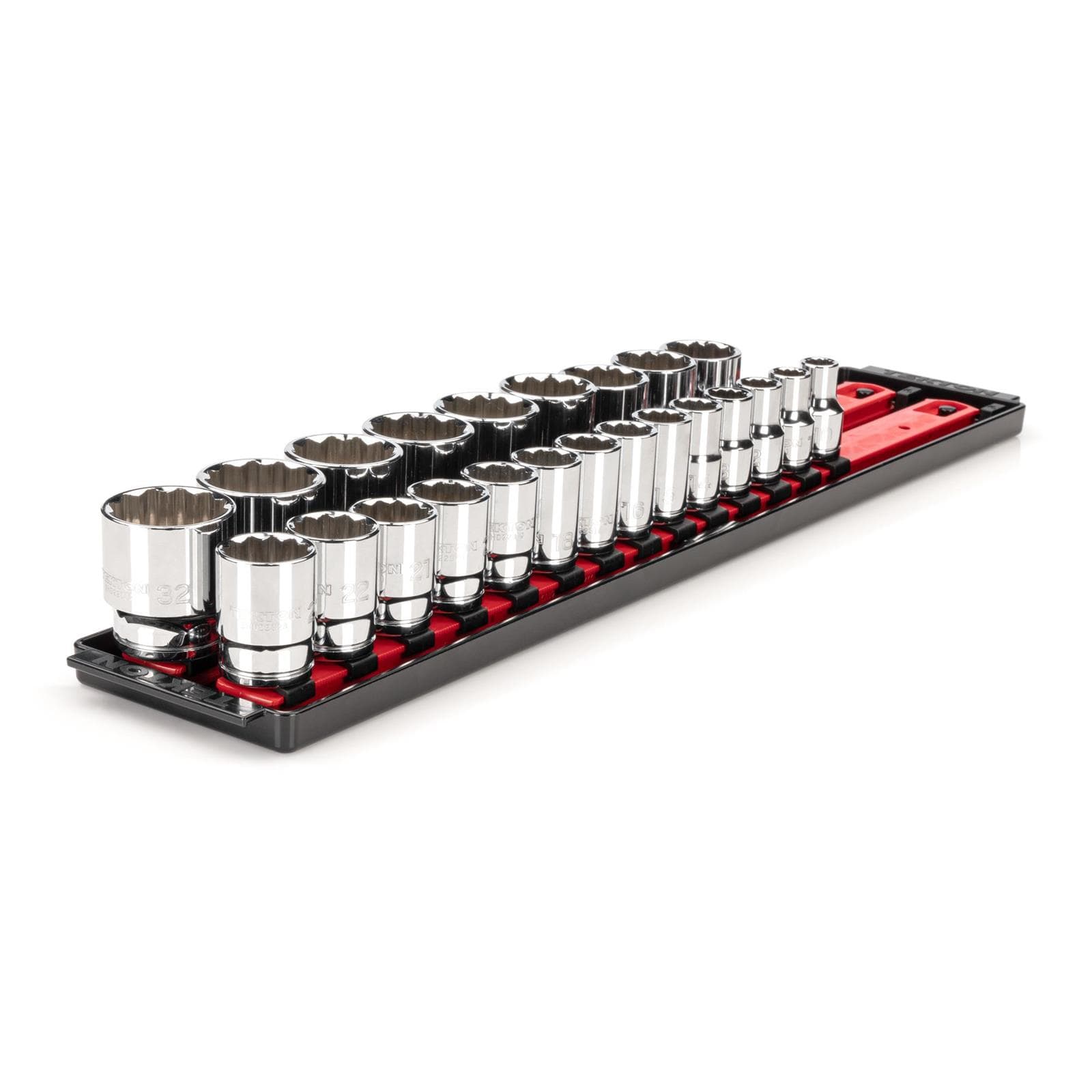 Tekton SHD92120 1/2" Drive 12-Point Socket Set, 23-Piece
