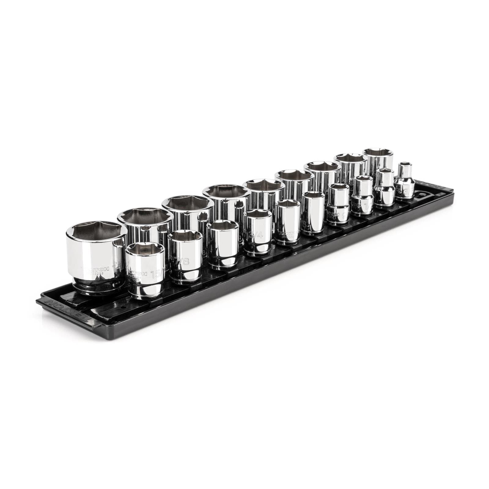 Tekton SHD92122 1/2" Drive 6-Point Socket Set, 19-Piece