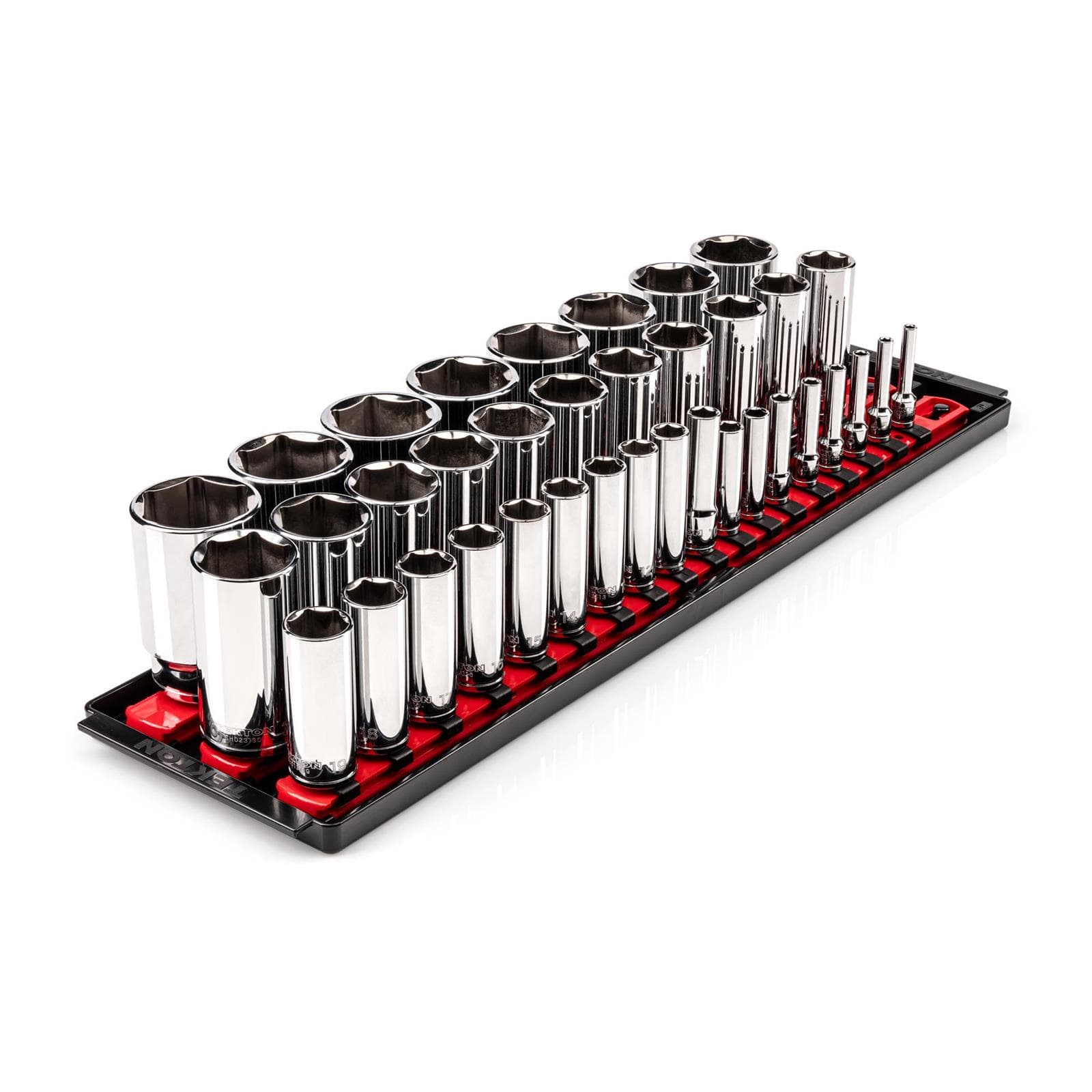 Tekton SHD99207 1/4, 3/8, 1/2" Drive Deep 6-Point Sockets