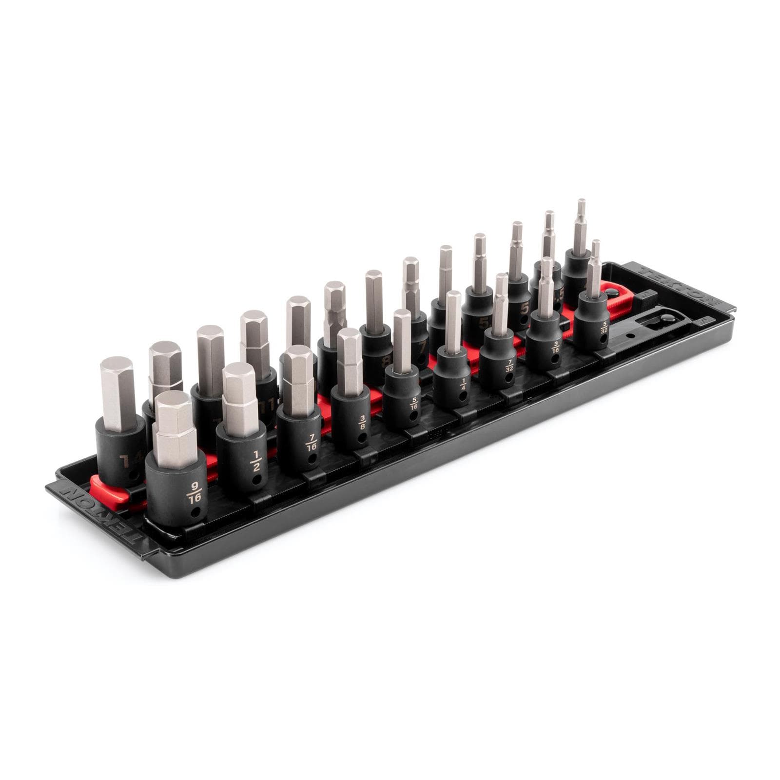Tekton SIB91201 3/8" Drive Hex Impact Bit Socket Set, 22-Piece
