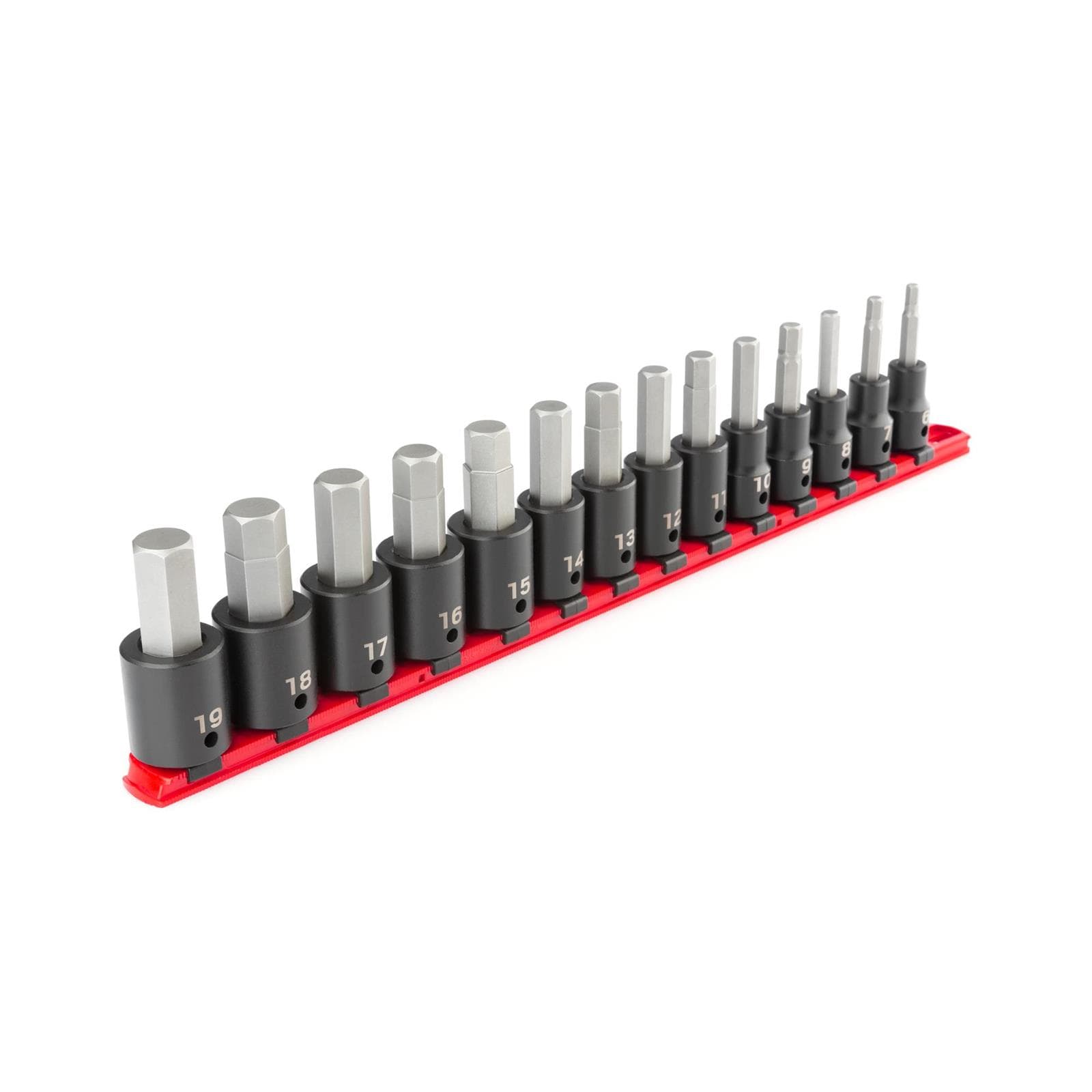 Tekton SIB92101 1/2" Drive Hex Impact Bit Socket Set, 14-Piece